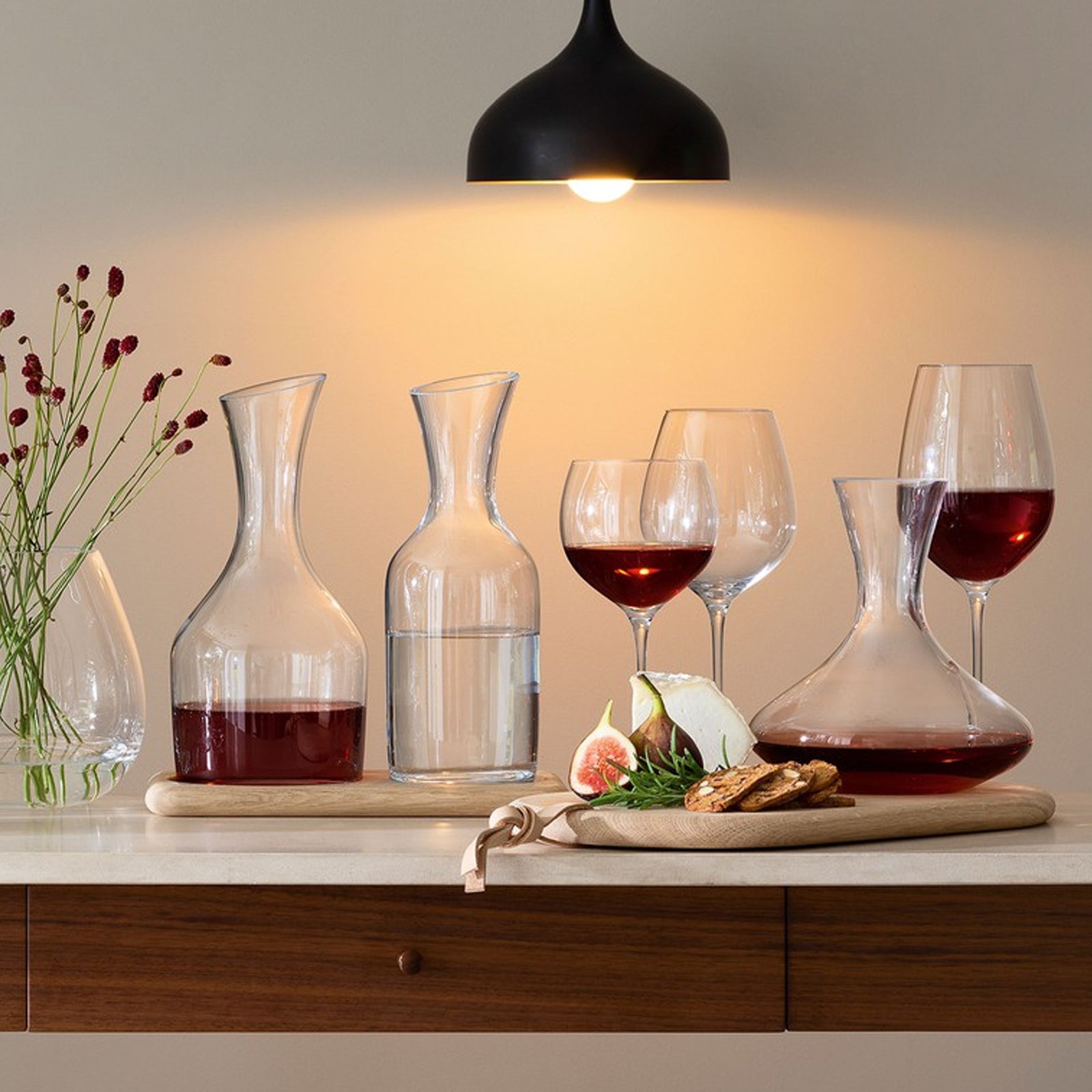 LSA International Wine Balloon Glass 570ML x4 - Clear