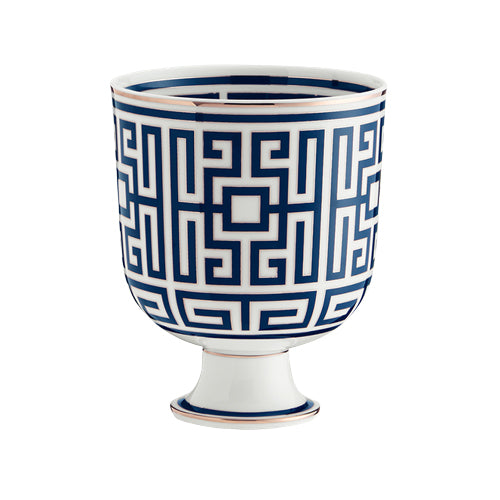 Ginori 1735 Cachepot Vase H 19Cm - Labirinto Zaffiro