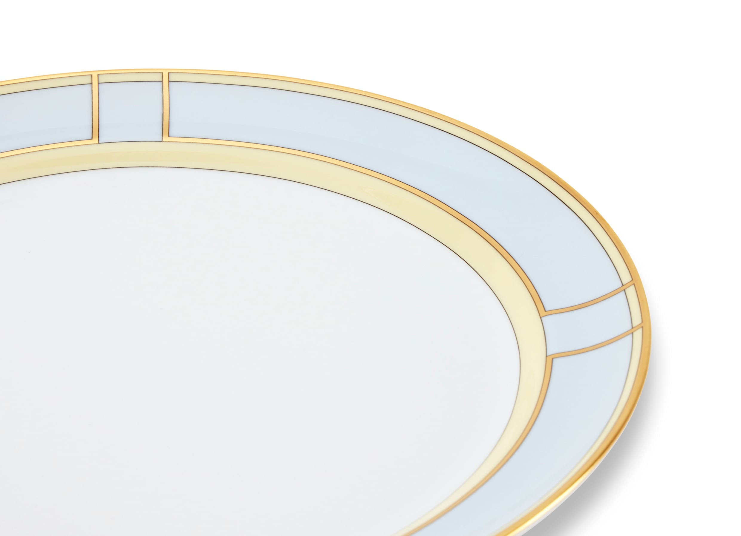 Ginori 1735 Flat Plate 24cm - Diva Celeste