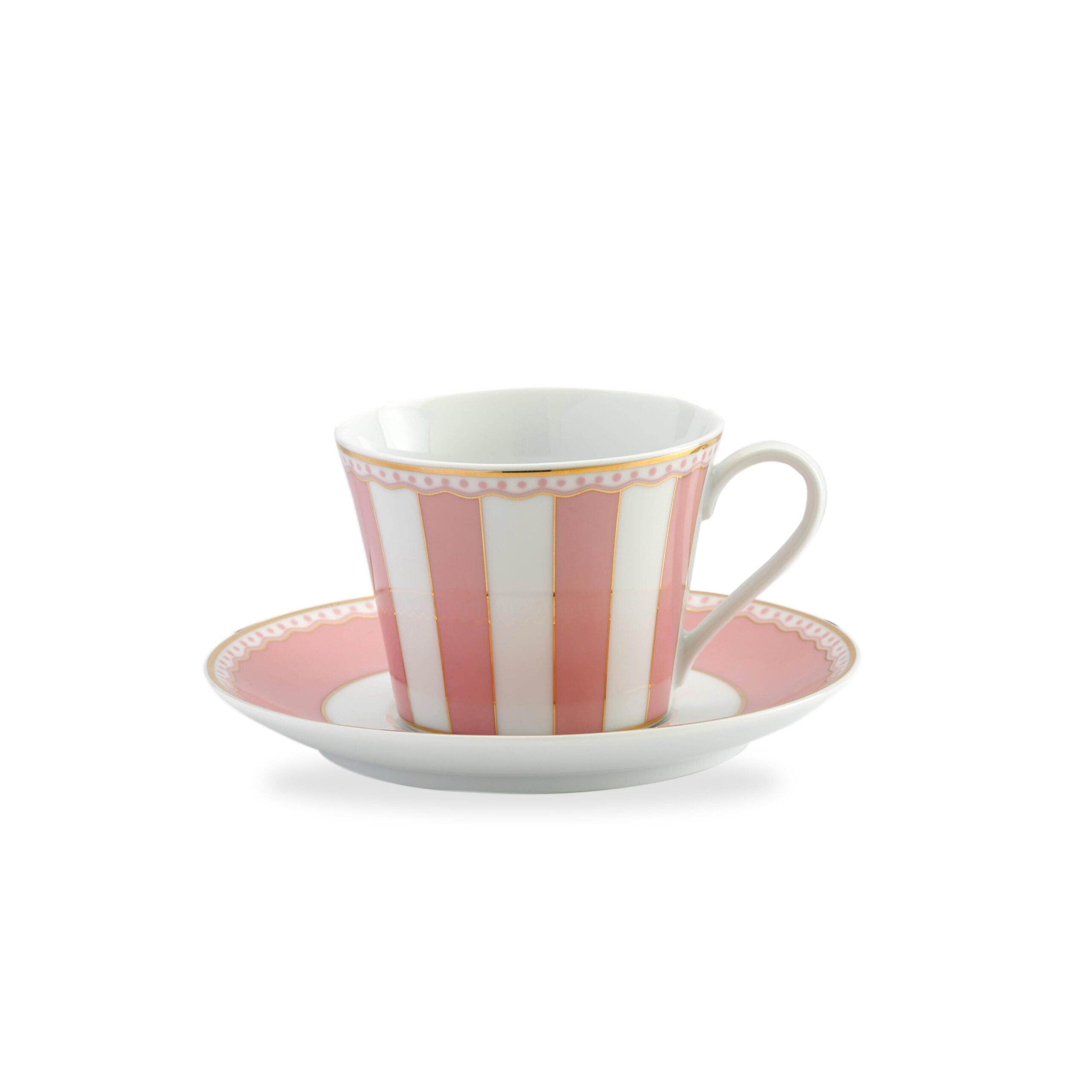 Noritake Carnivale Pink Tea Cup And Saucer