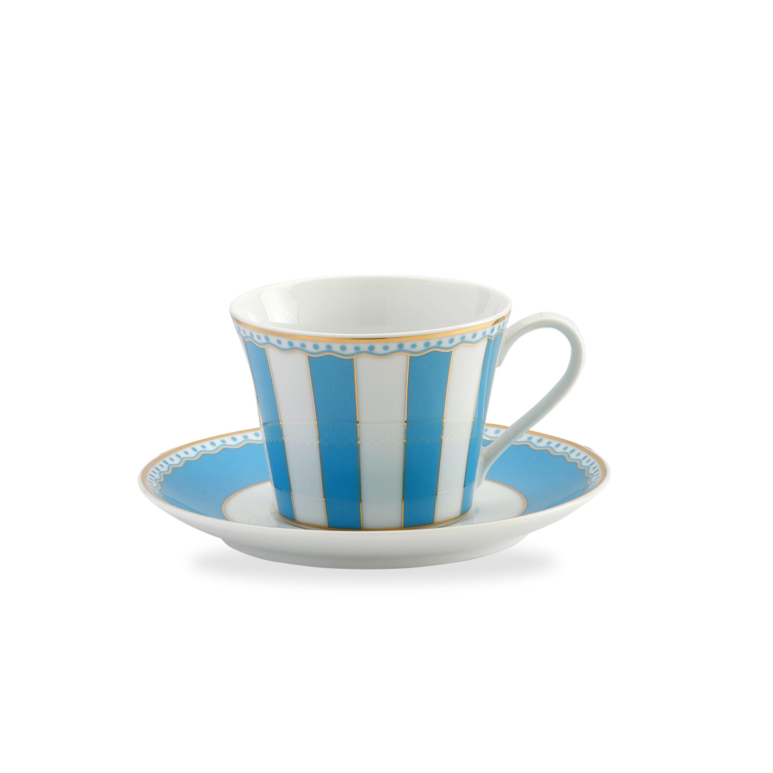 Noritake Carnivale Light Blue Tea Cup And Saucer