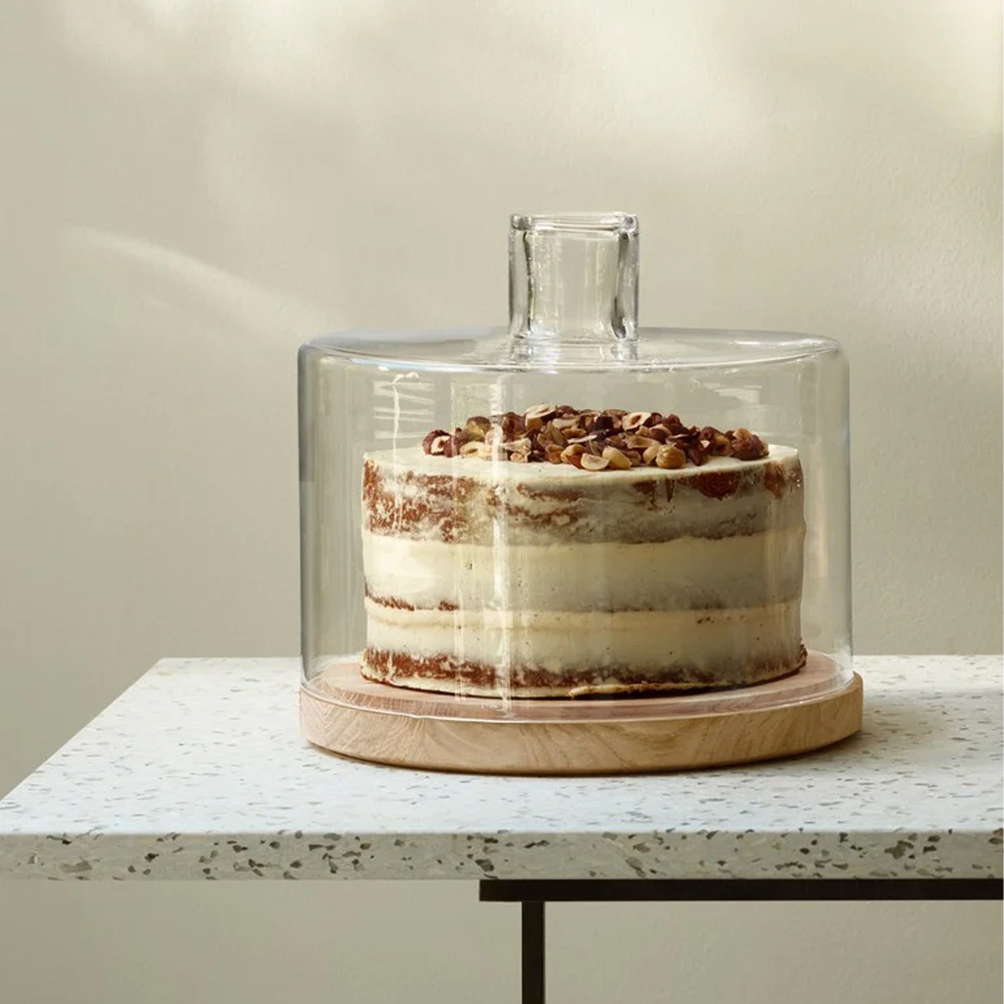 LSA International Lotta Cake/Cheese Dome & Ash Base