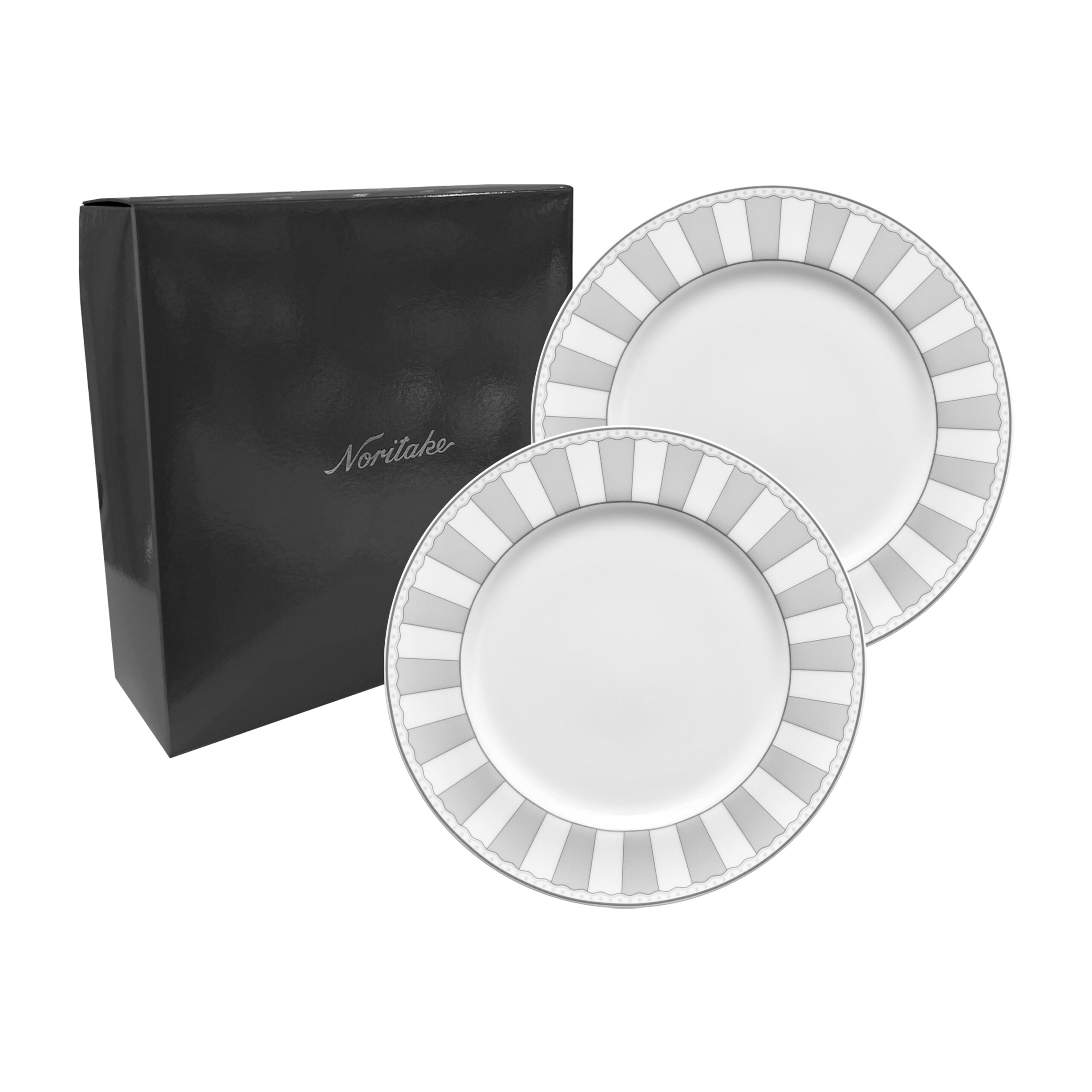 Noritake 2Pcs Dinner Plate With Gift Box - Carnivale Moonlight