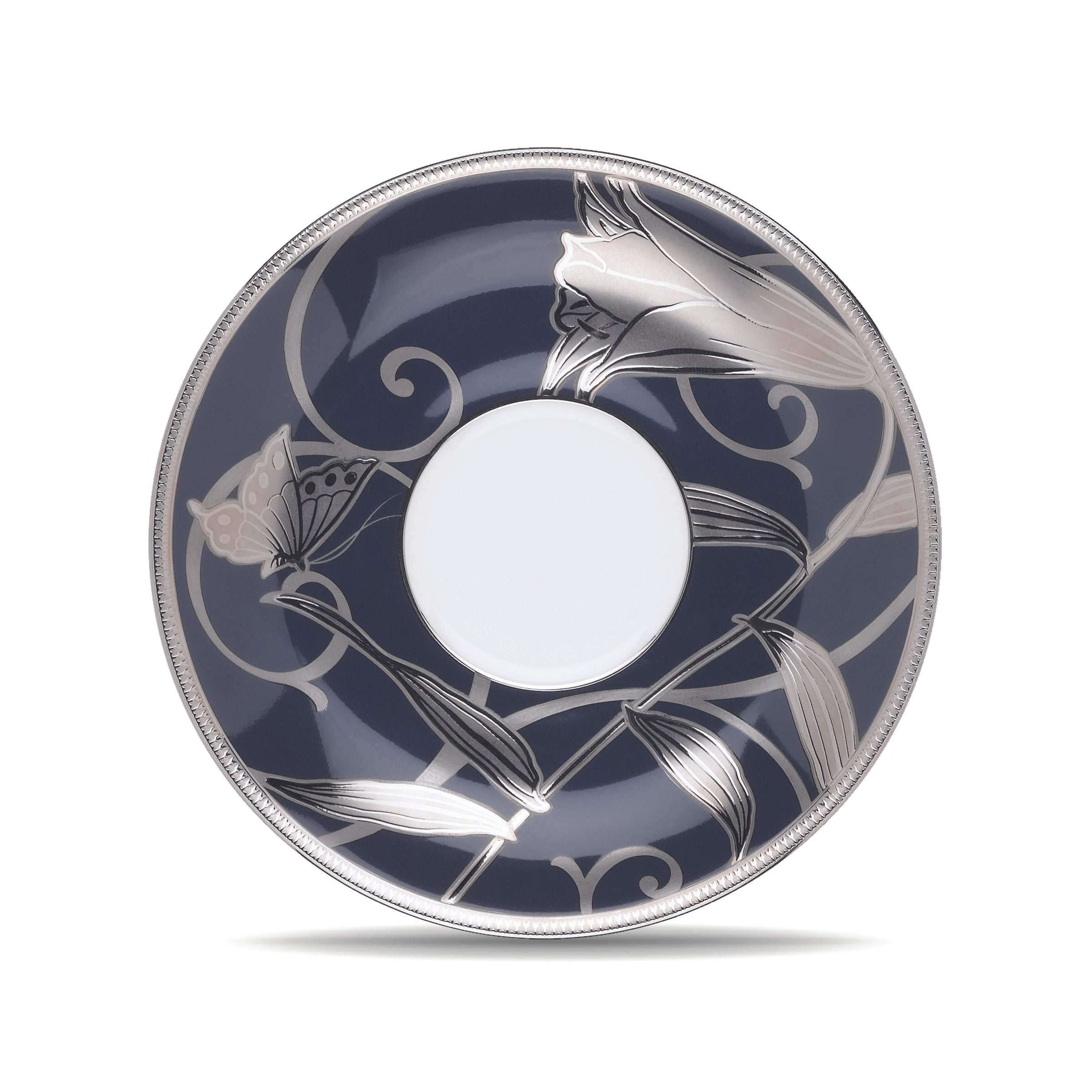 Noritake 23Pcs Tea Set - Hanaginsai (Blue & Silver)