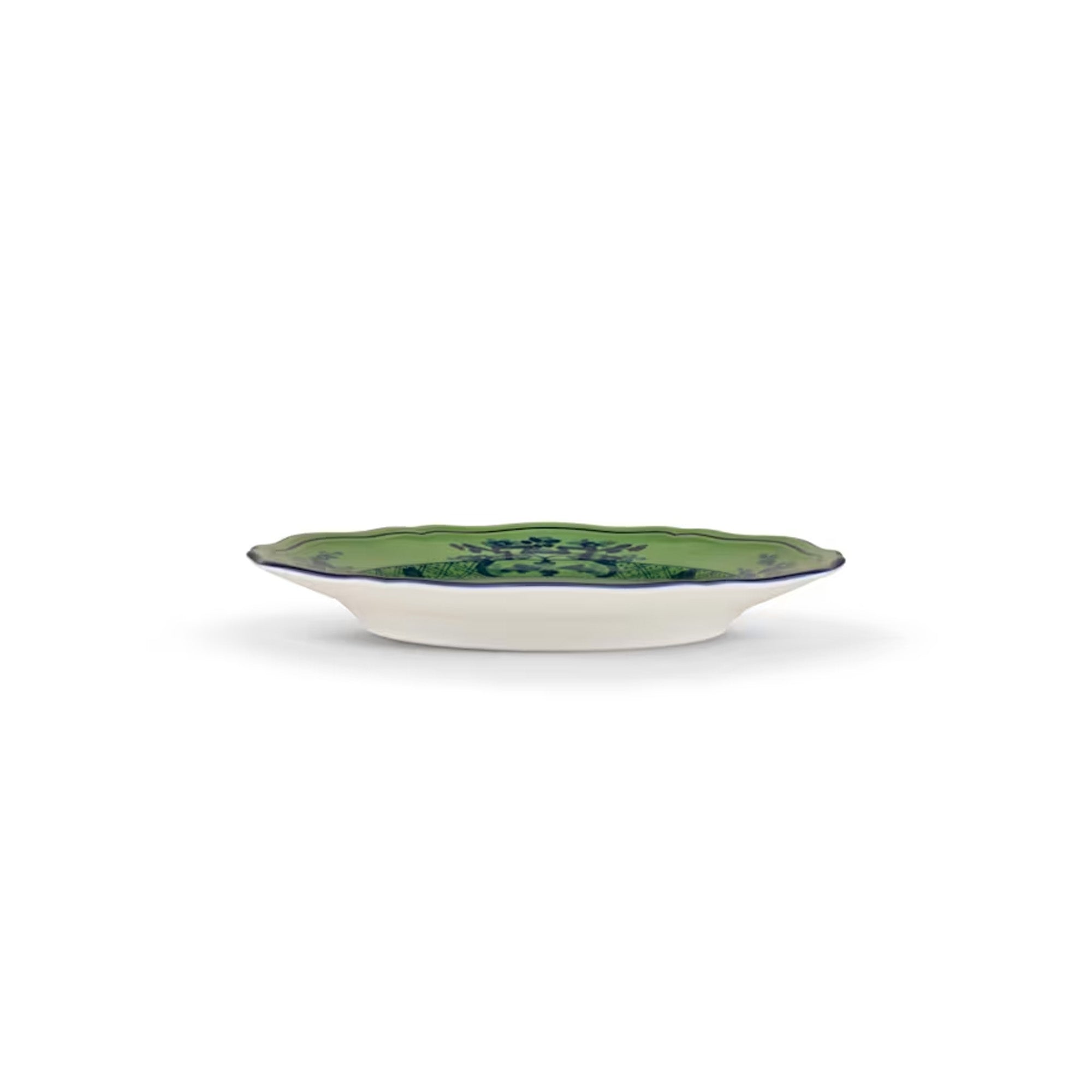 Ginori 1735 Flat Bread Plate 17cm - Oriente Italiano Malachite