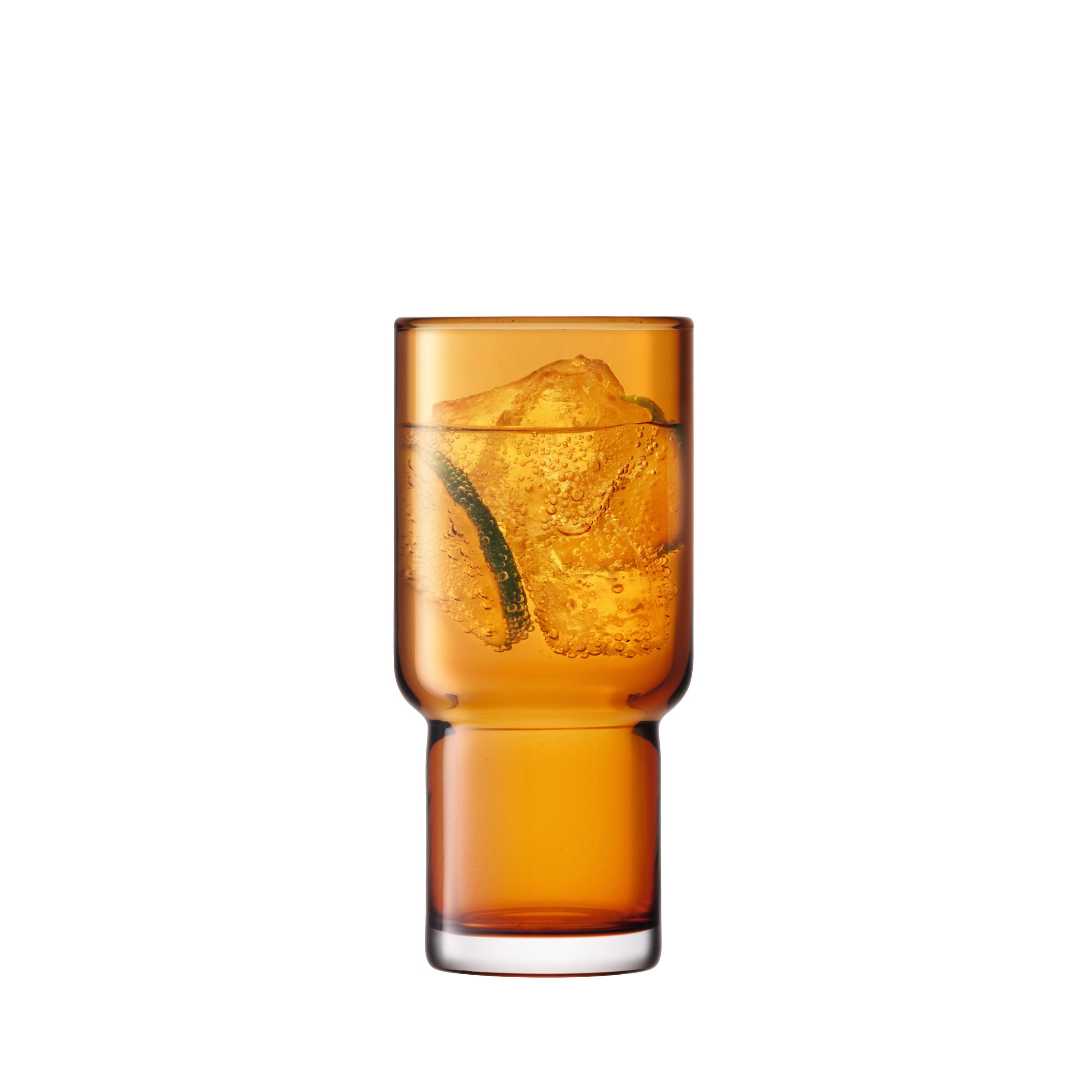 LSA International 2Pcs Set Utility Highball 390ML - Amber