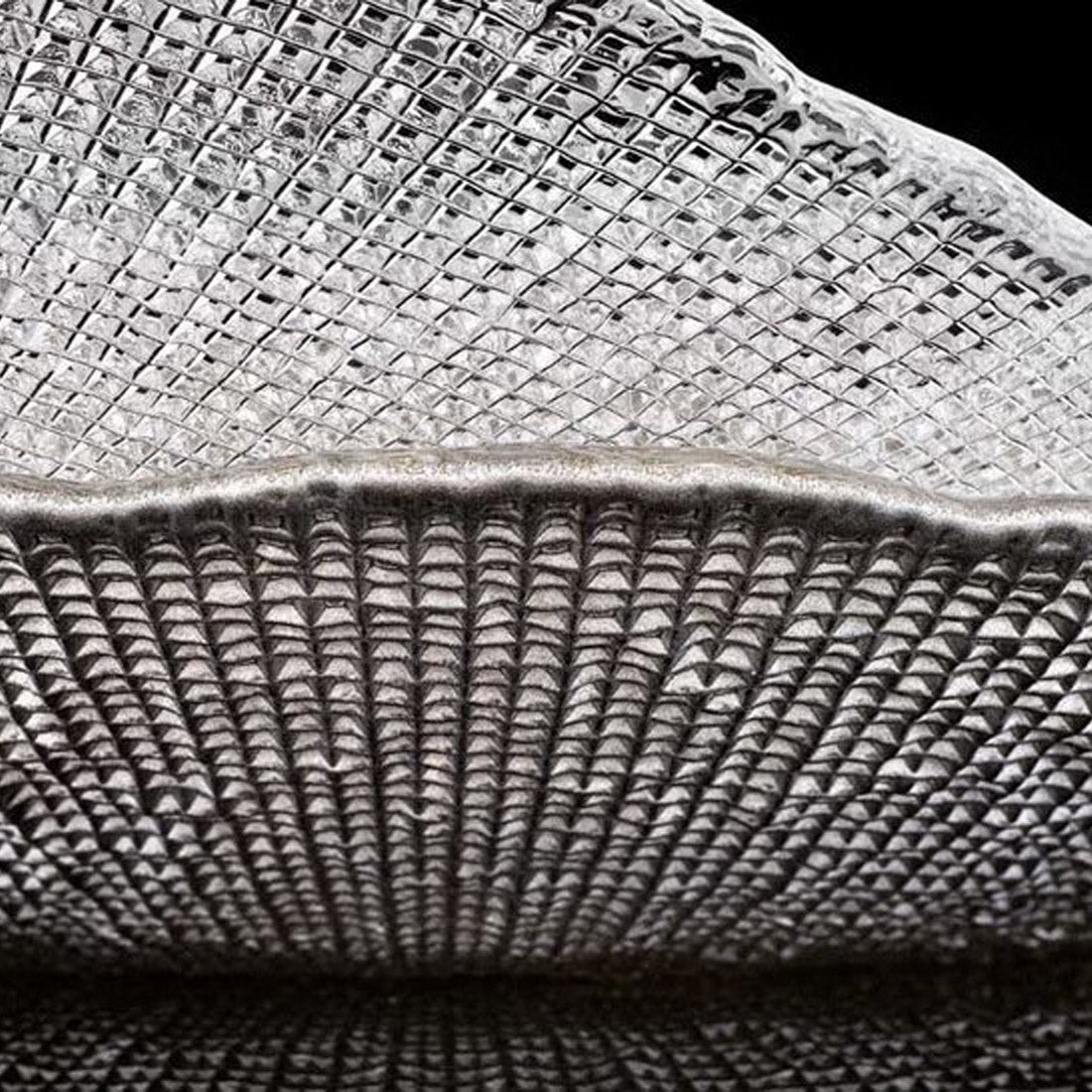 Ivv Diamante' Footed Cakestand Scalloped-Clear