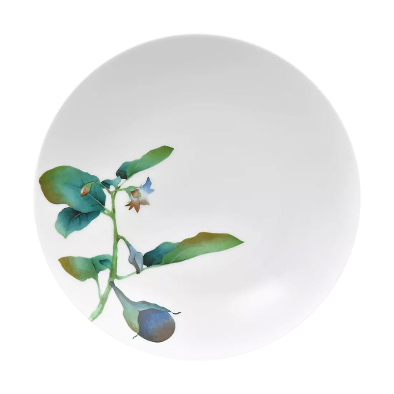 Noritake Coupe Deep Plate 23.4Cm-Kyoka Shunsai Egg Plant