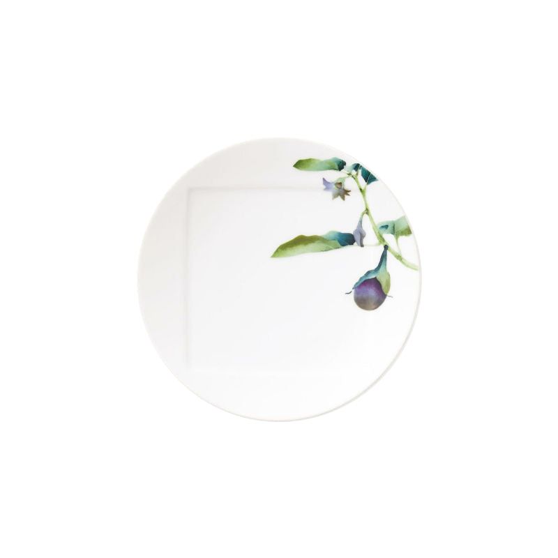 Noritake Plate 15.5Cm-Kyoka Shunsai Egg Plant