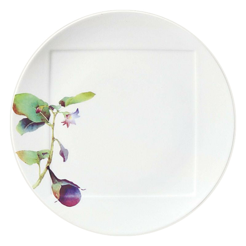 Noritake Plate 26.9Cm-Kyoka Shunsai Egg Plant
