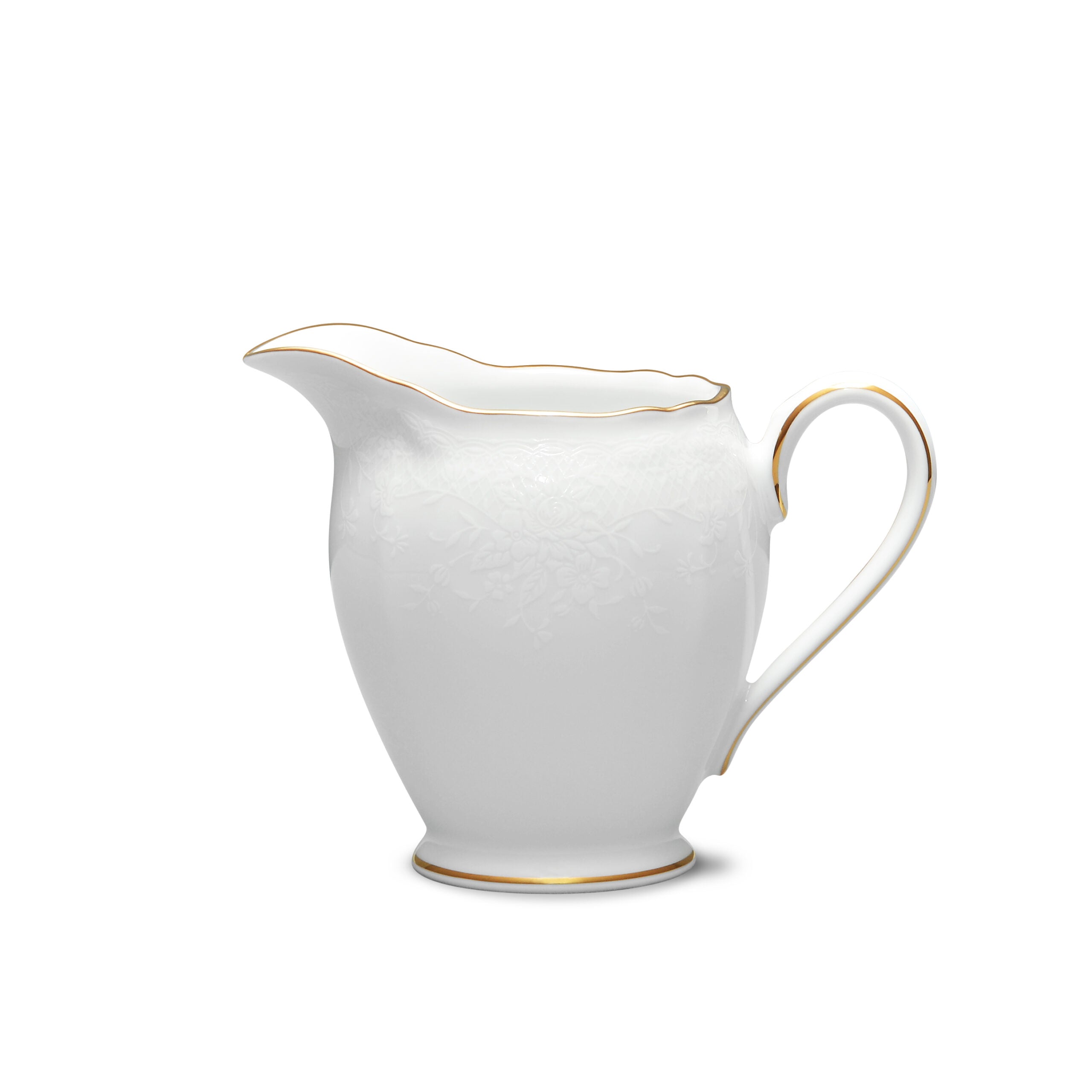 Noritake 47Pcs Dinner & Tea Set for 8 Person - Princess Bouquet Gold