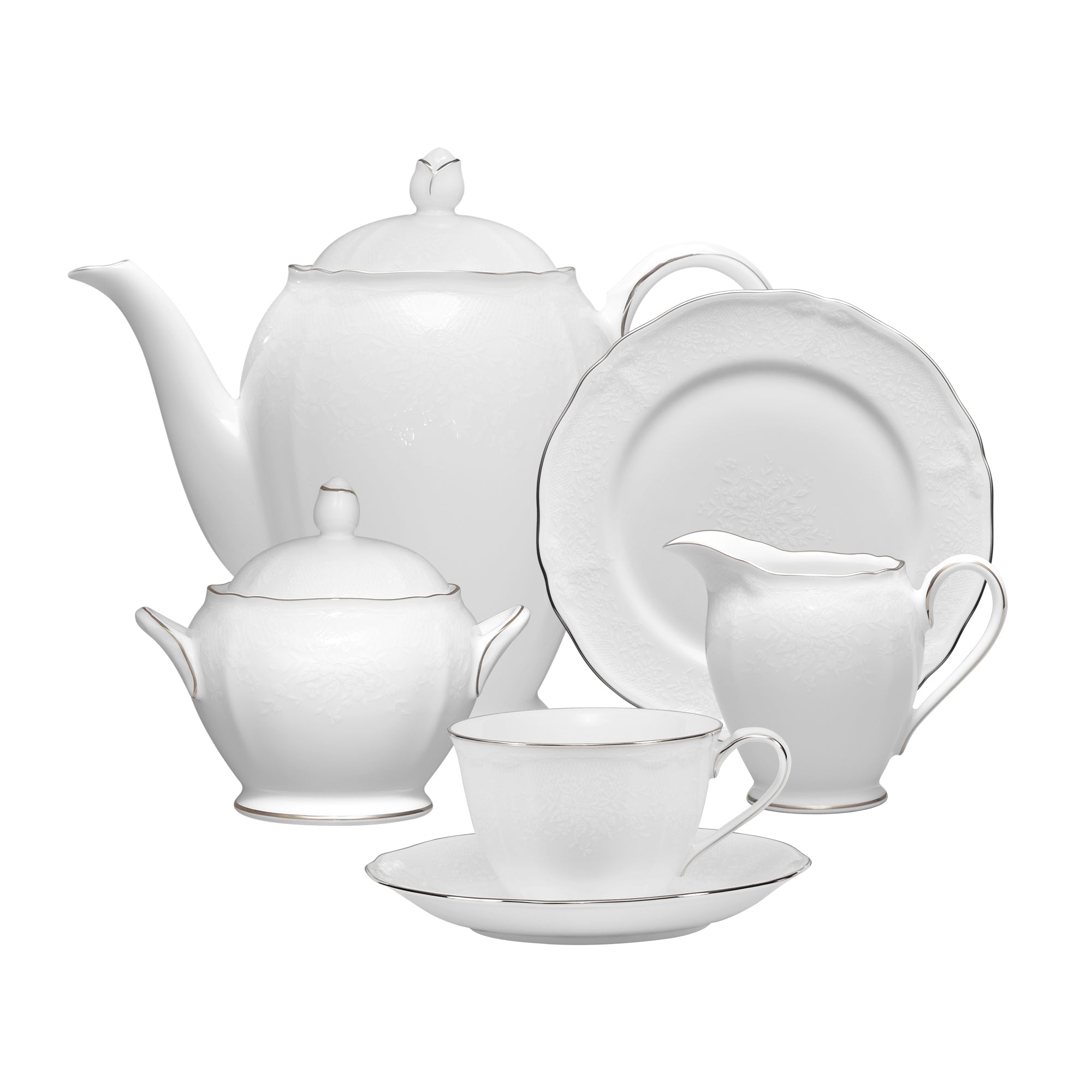 Noritake 23Pcs Tea Set For 6 Persons - Princess Bouquet