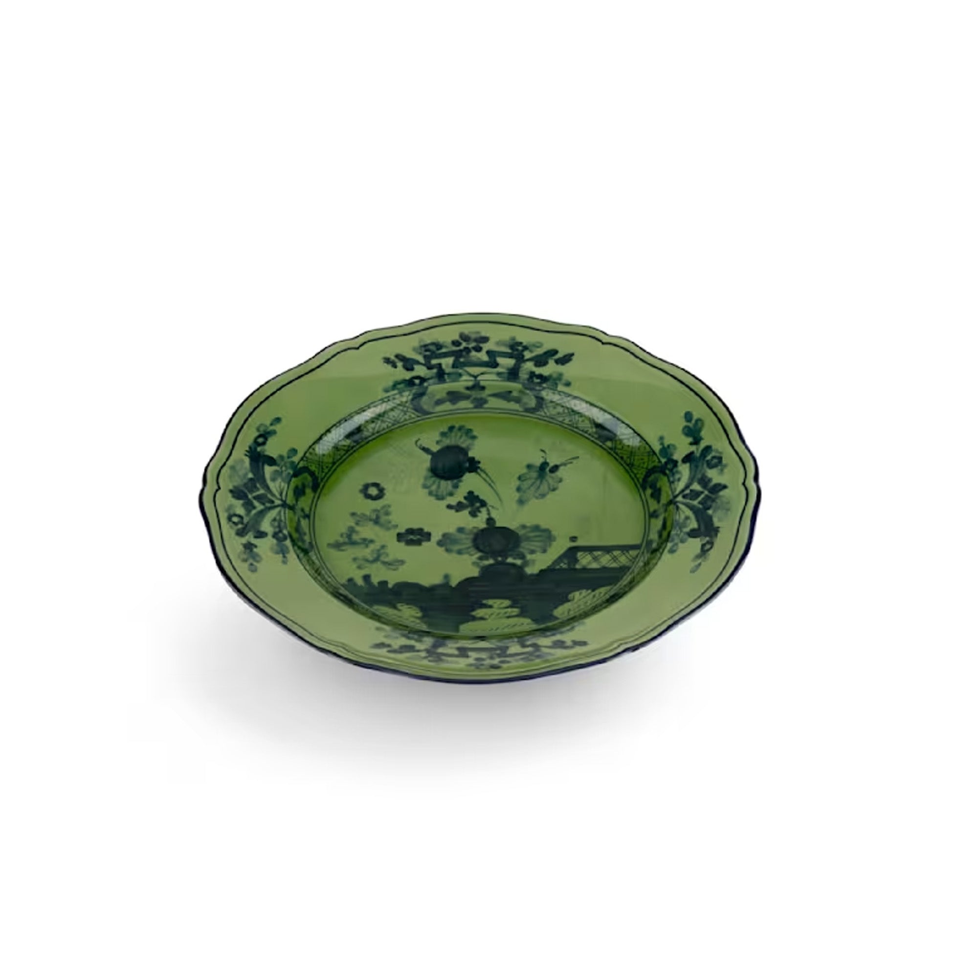 Ginori 1735 Flat Dessert Plate 21CM - Oriente Italiano Malachite