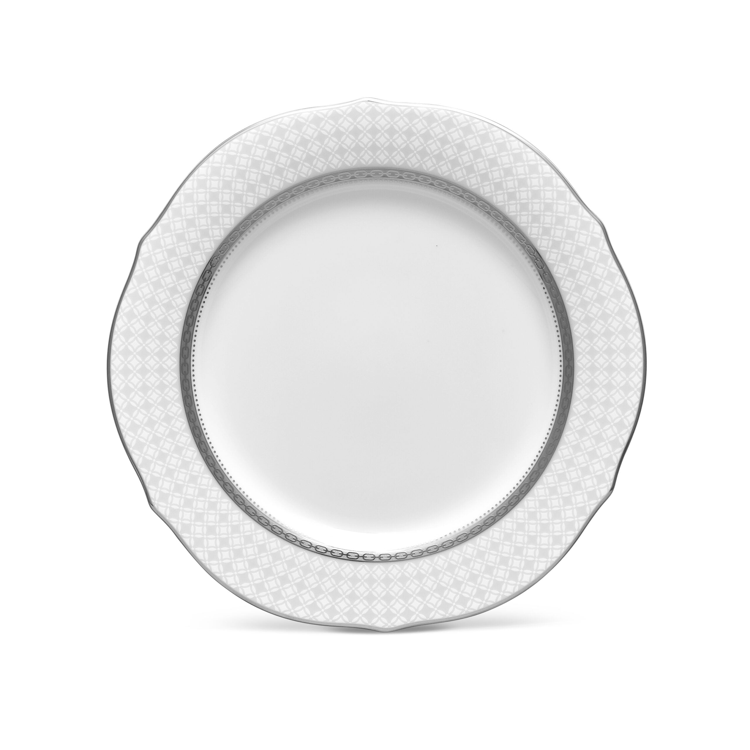 Noritake 33Pcs Dinner Set with Teapot for 6 Person - Rochester Platinum