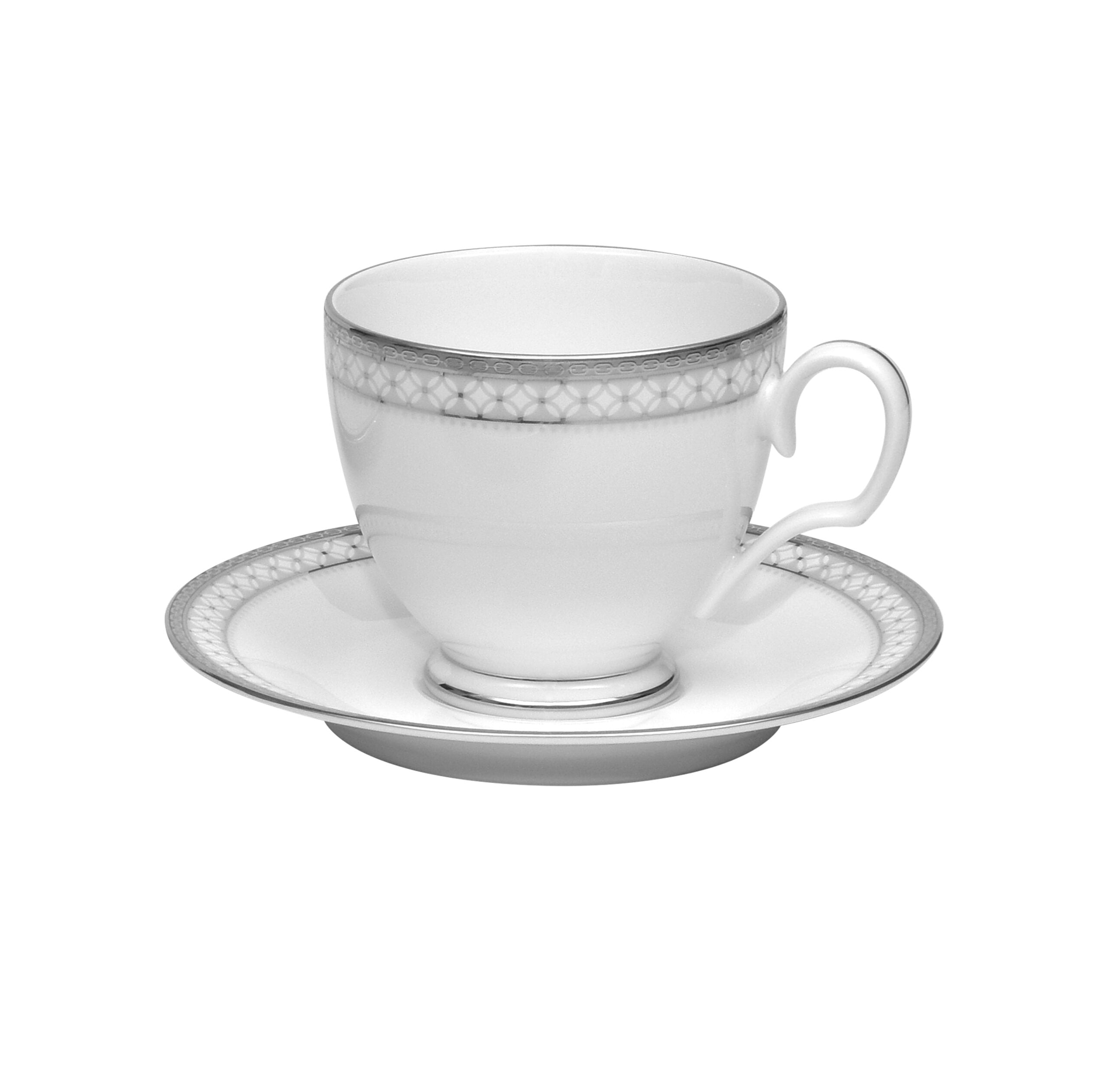 Noritake 33Pcs Dinner Set with Teapot for 6 Person - Rochester Platinum