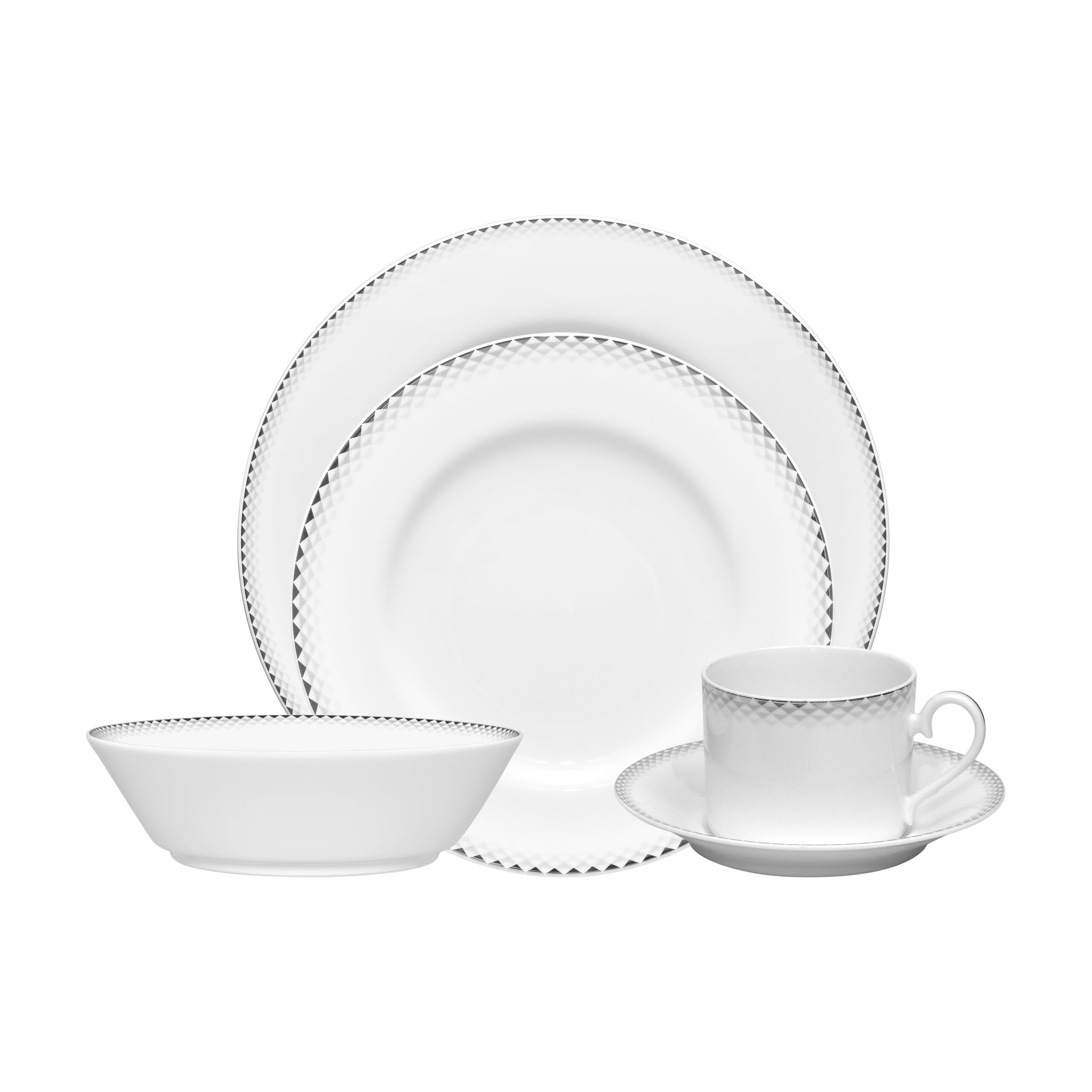 Noritake 47Pcs Dinner & Tea Set for 8 Person - City Dawn