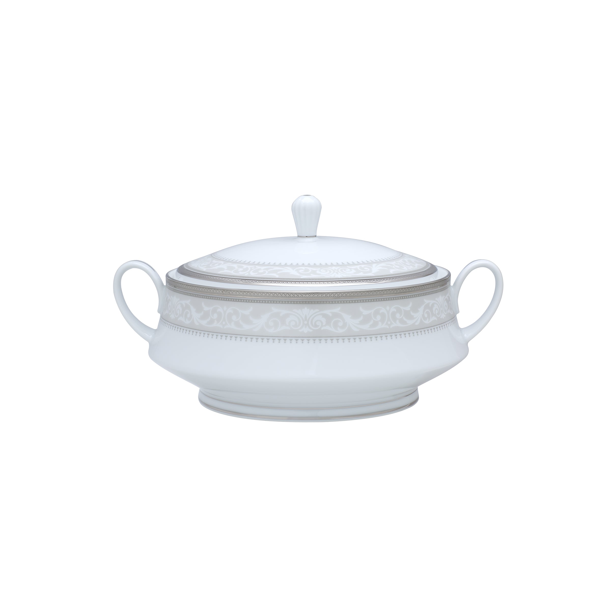 Noritake 96Pcs Dinner & Tea Set for 12 Person - Glendonald Platinum