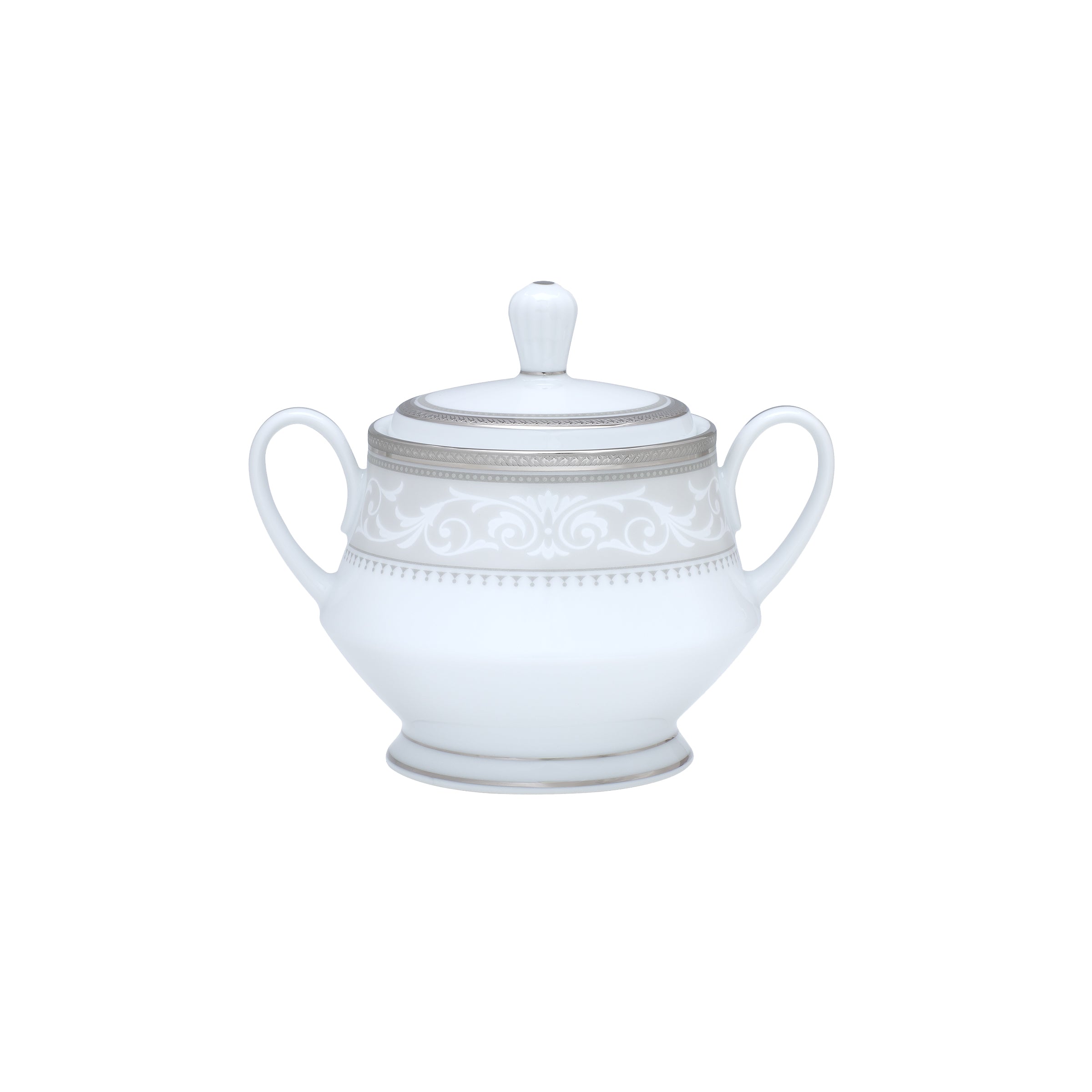 Noritake 47Pcs Dinner and Tea Set for 8 Person - Glendonald Platinum