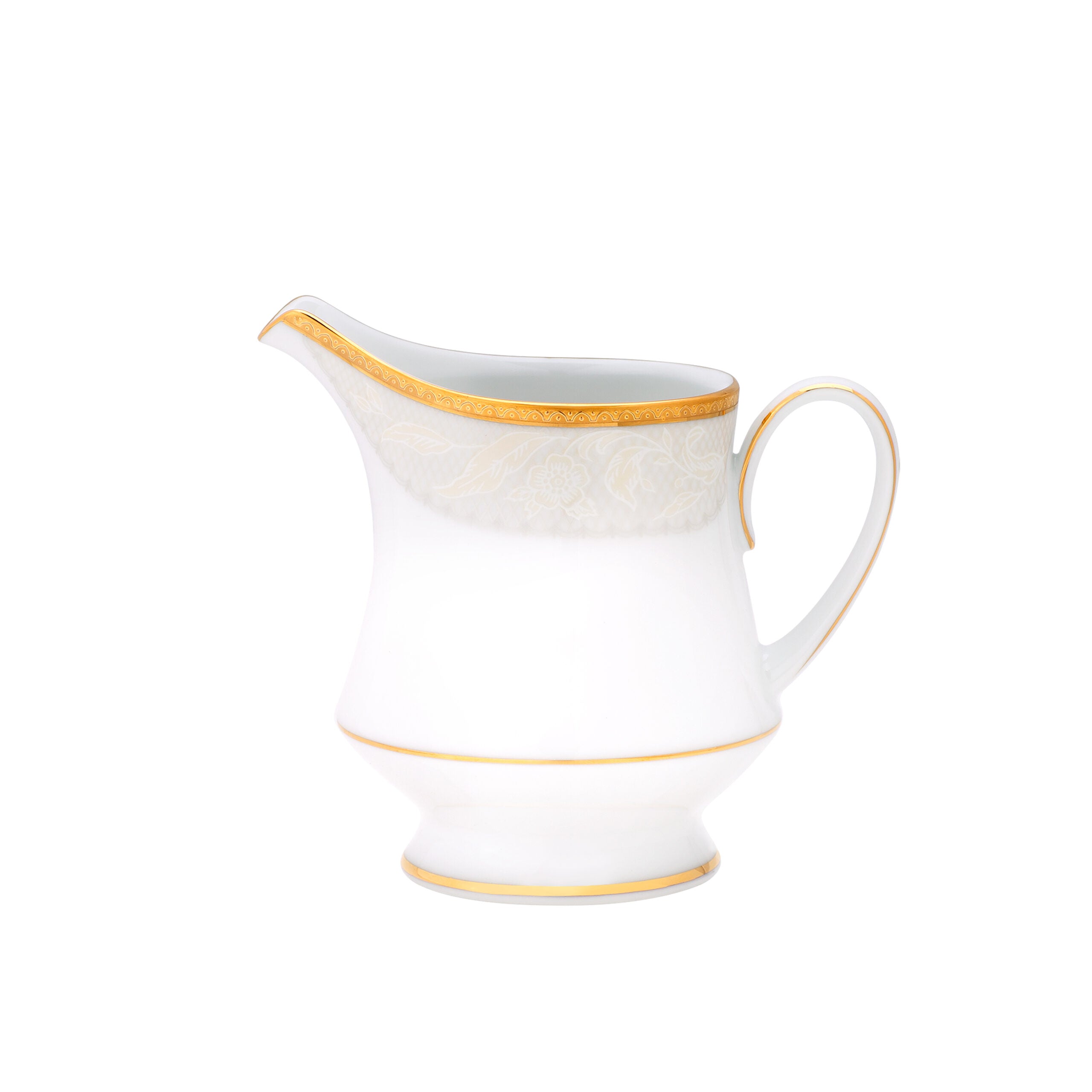 Noritake 96Pcs Dinner & Tea Set for 12 Person - Flanders Gold