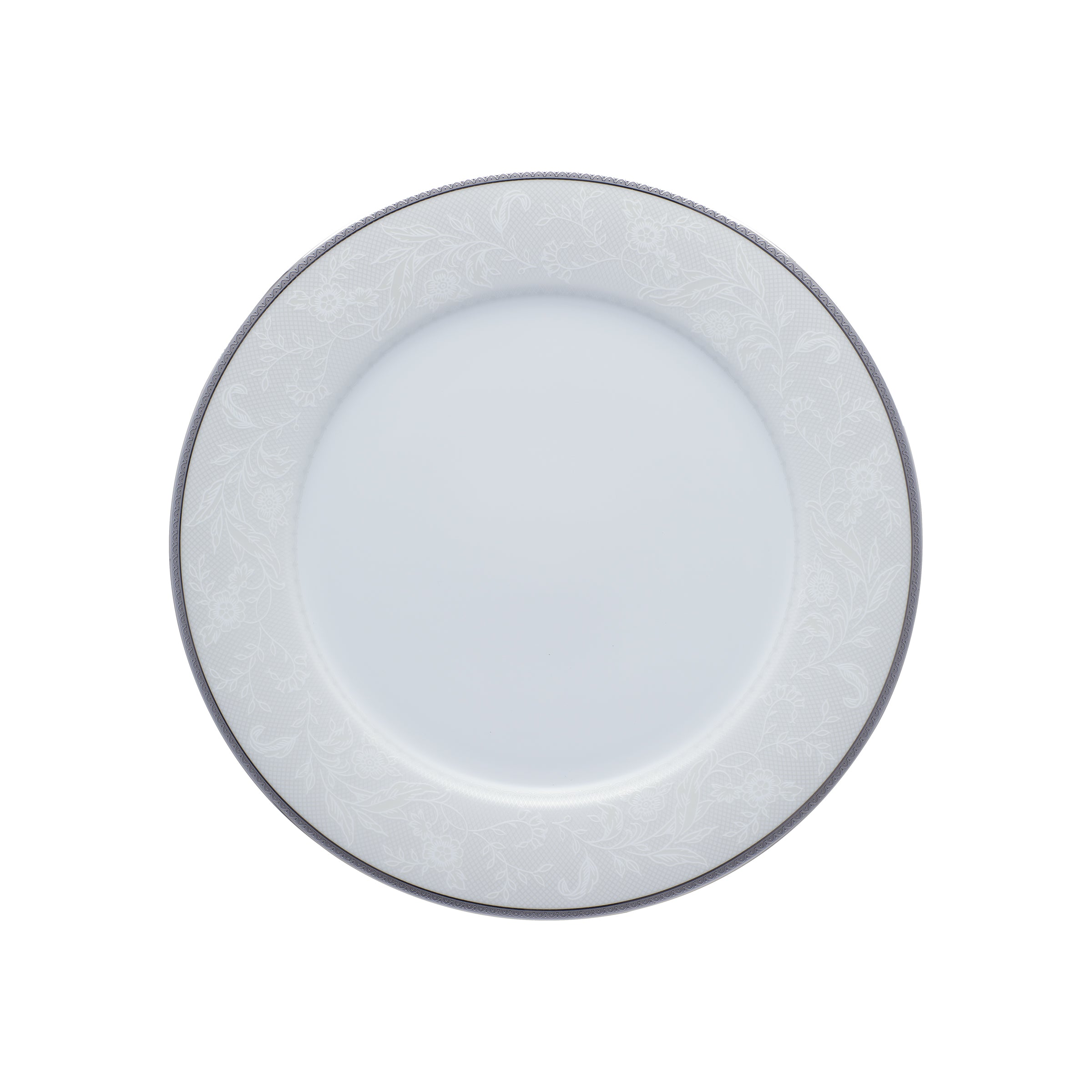 Noritake 33Pcs Dinner Set with Teapot for 6 Person - Flanders Platinum