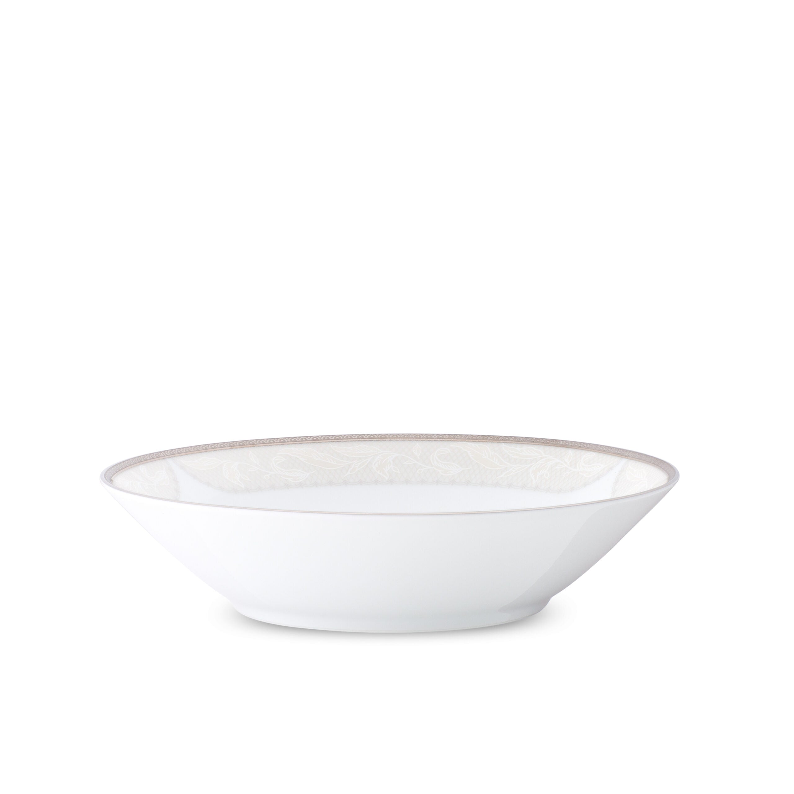 Noritake 33Pcs Dinner Set with Teapot for 6 Person - Flanders Platinum