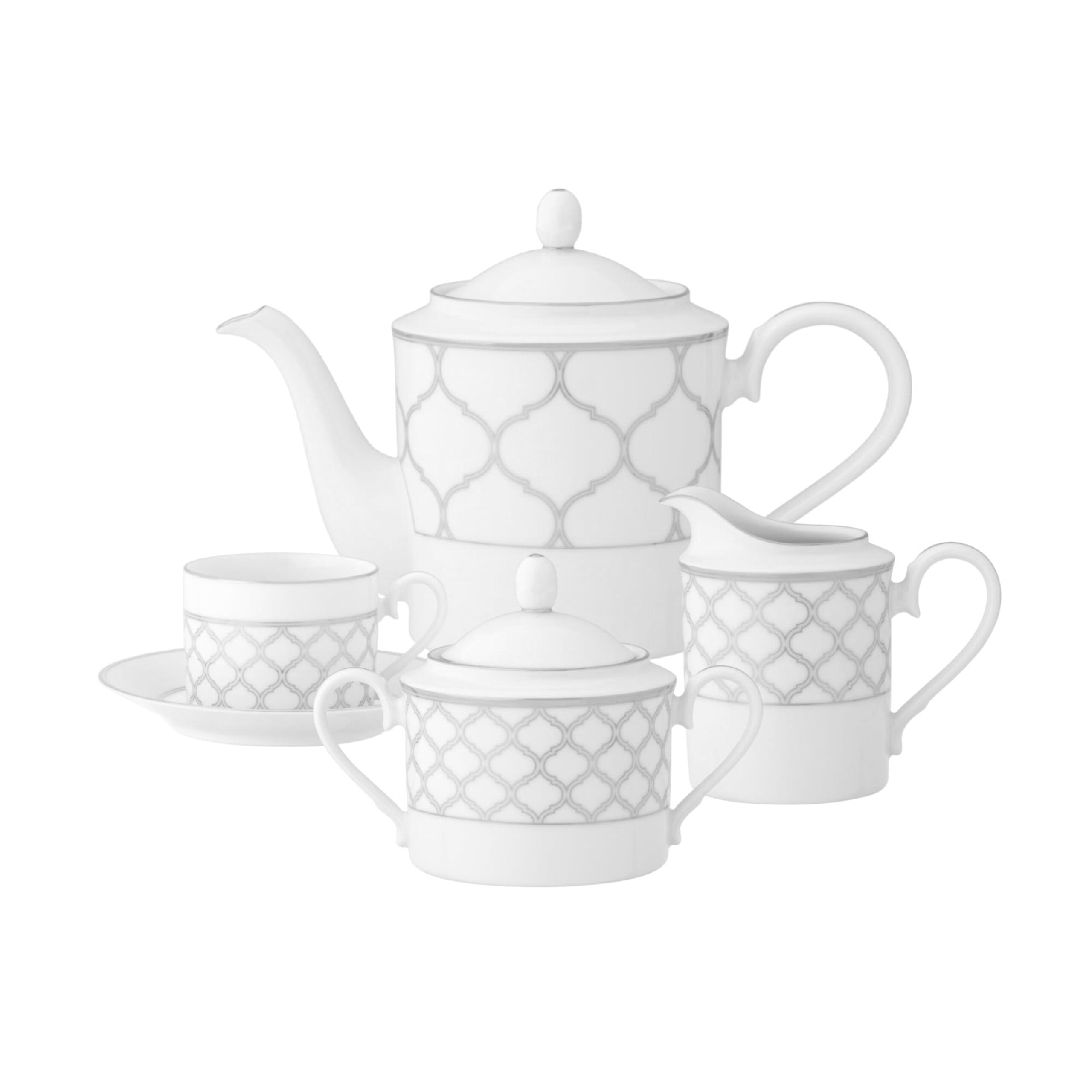 Noritake 17Pcs Tea Set for 6 Person - Eternal Palace