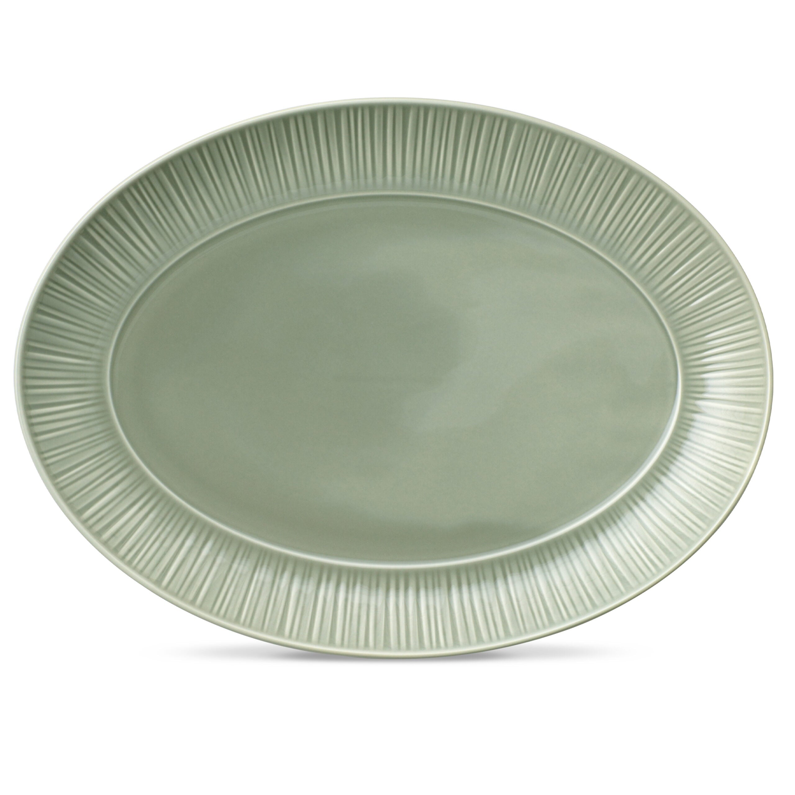 Noritake Oval Platter 37.0Cm-Conifere Ash