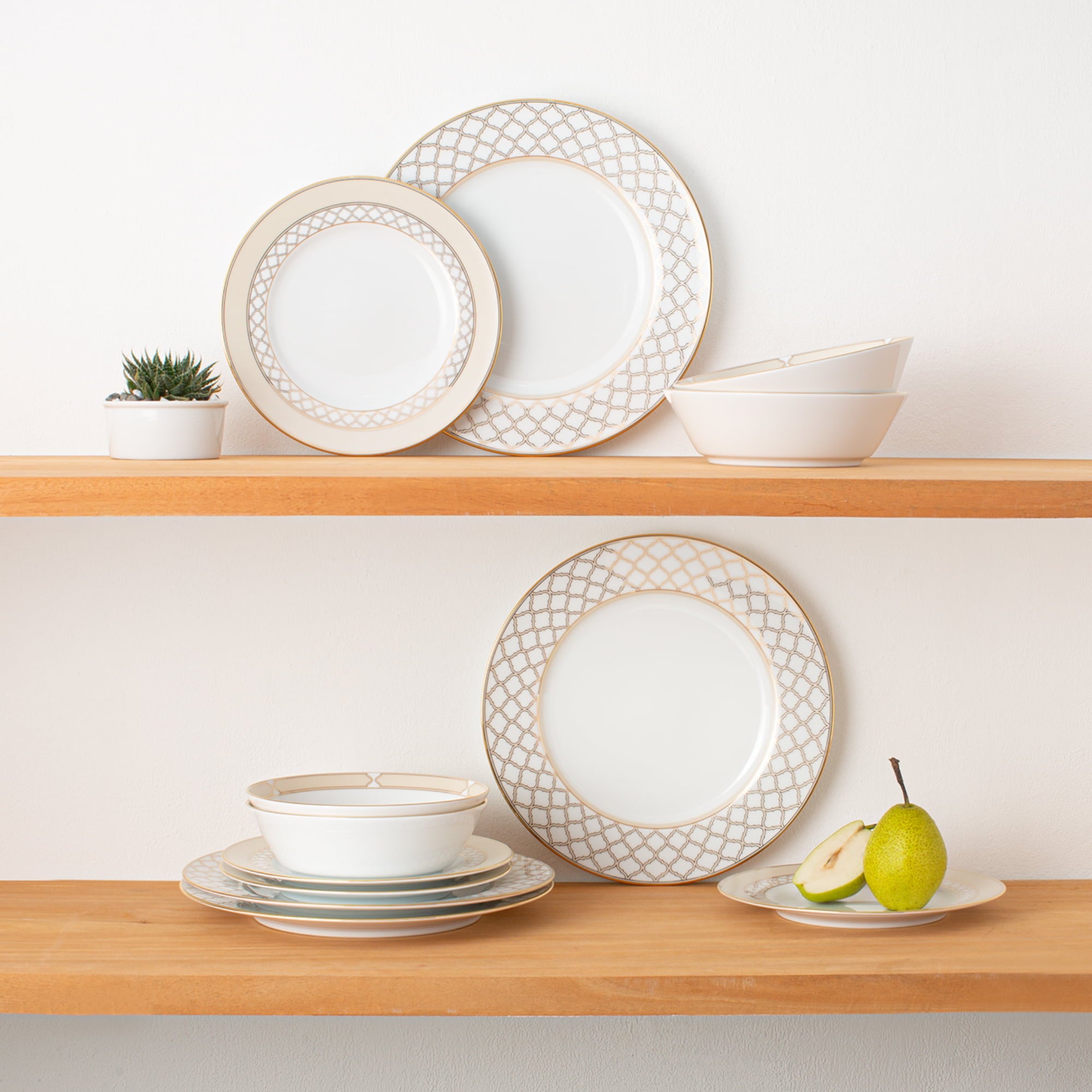 Noritake 20Pcs Dinner Set for 4 Person - Eternal Palace Gold