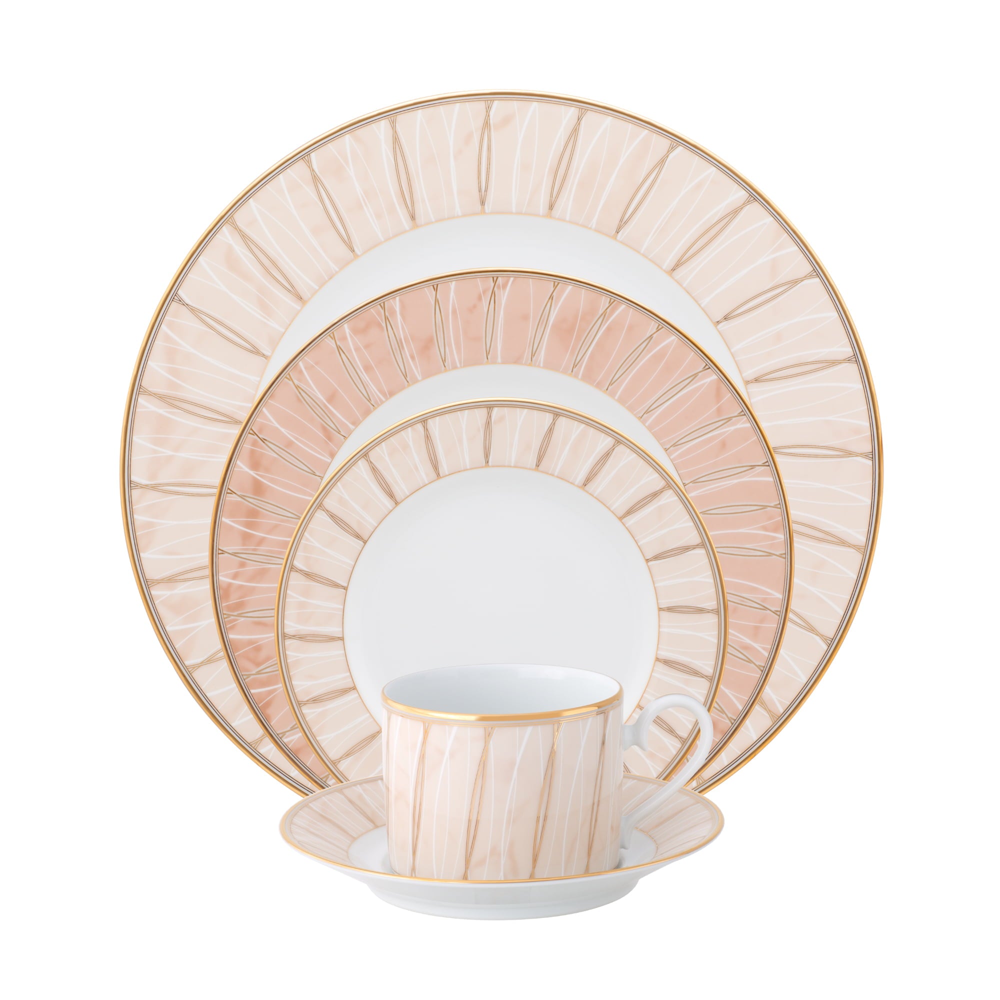 Noritake 96Pcs Dinner & Tea Set for 12 Person - Pacific Mable