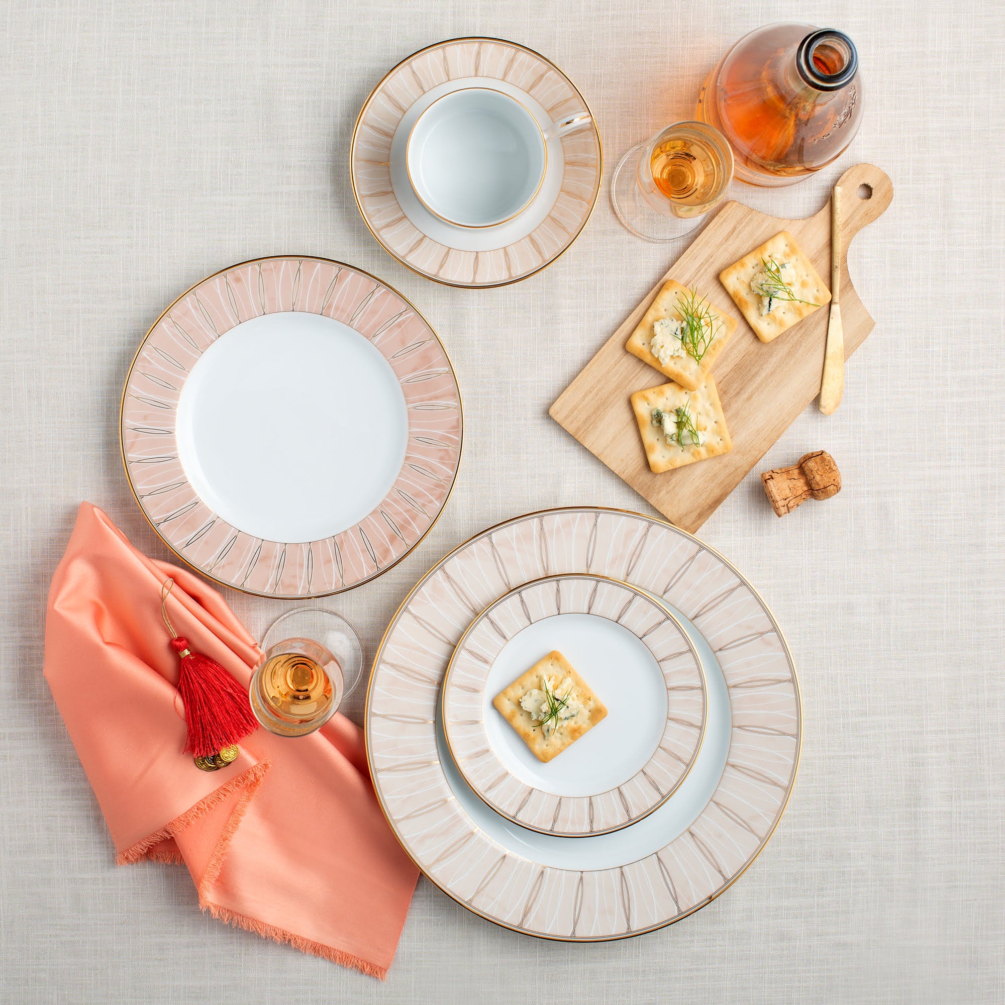 Noritake 47Pcs Dinner & Tea Set for 8 Person – Pacific Marble