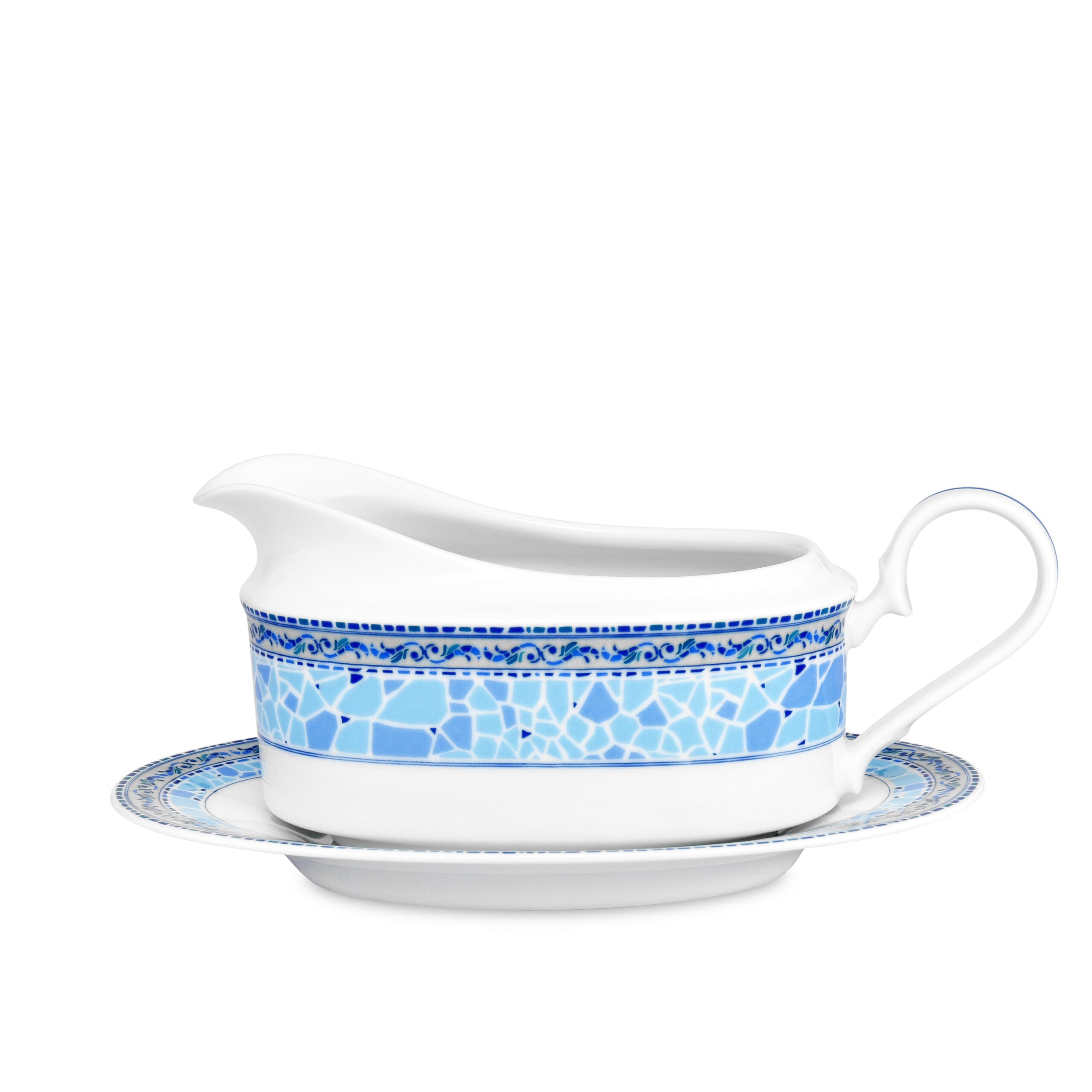 Noritake 96Pcs Dinner & Tea Set for 12 Person - Aegean Dreams
