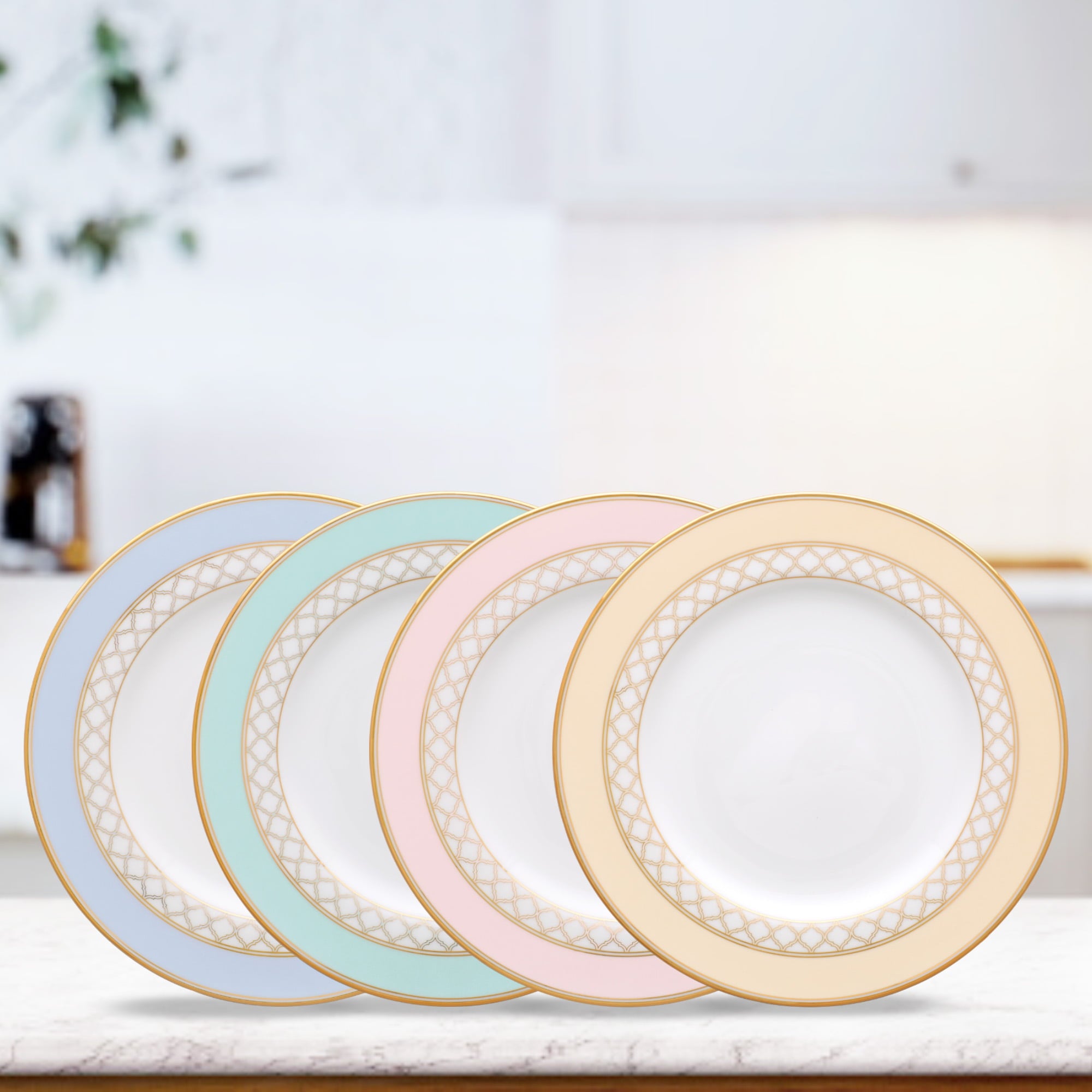 Noritake 2Pc Cake Plate 21Cm - Eternal Palace Ice