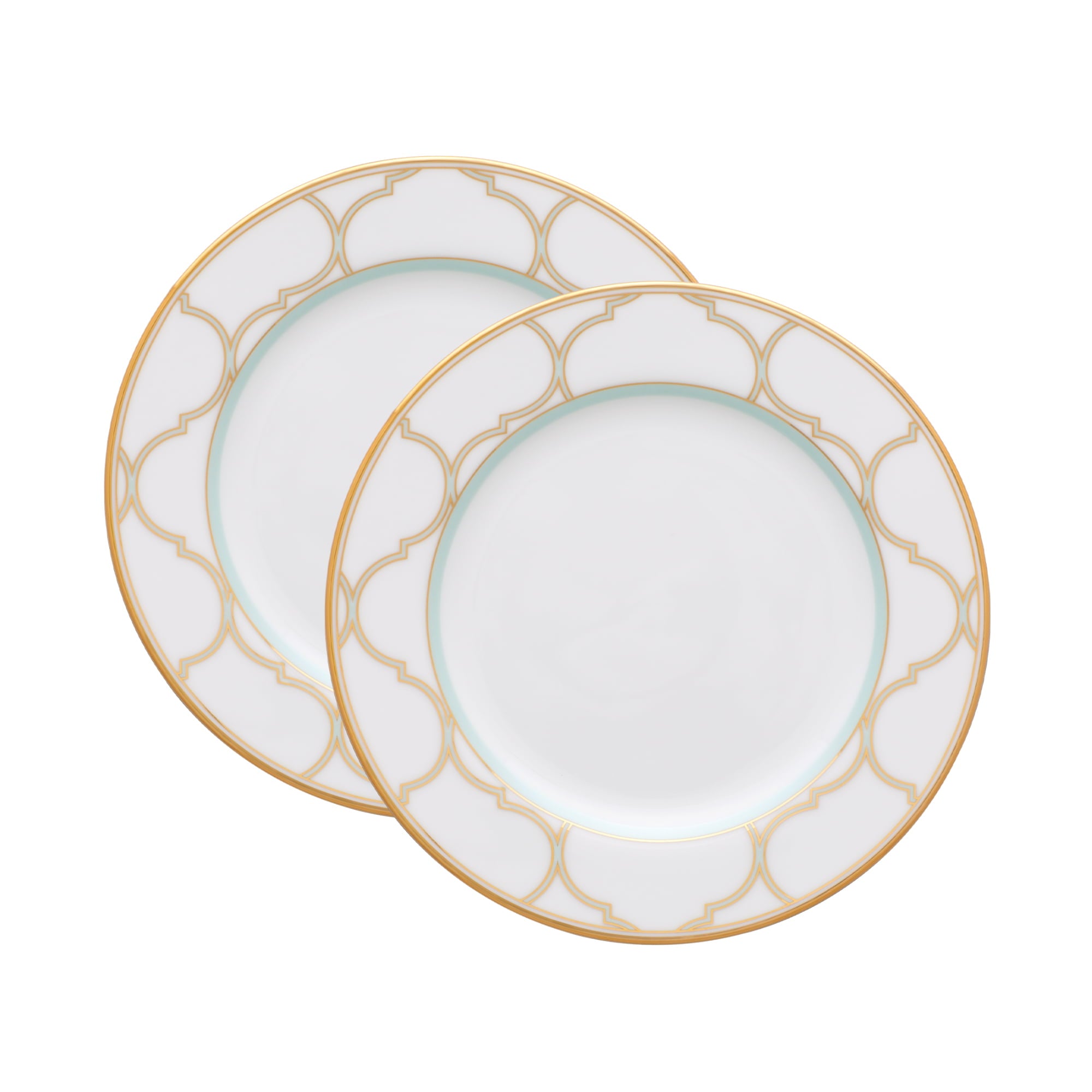 Noritake 2Pc Mini Plate - Eternal Palace Mint