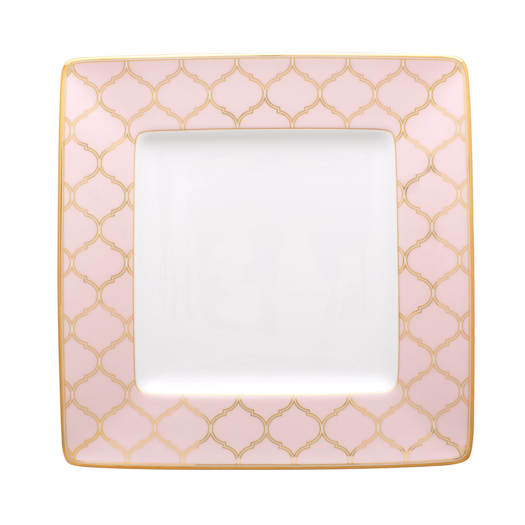 Noritake Plate Square 27Cm-Eternal Palace Coral