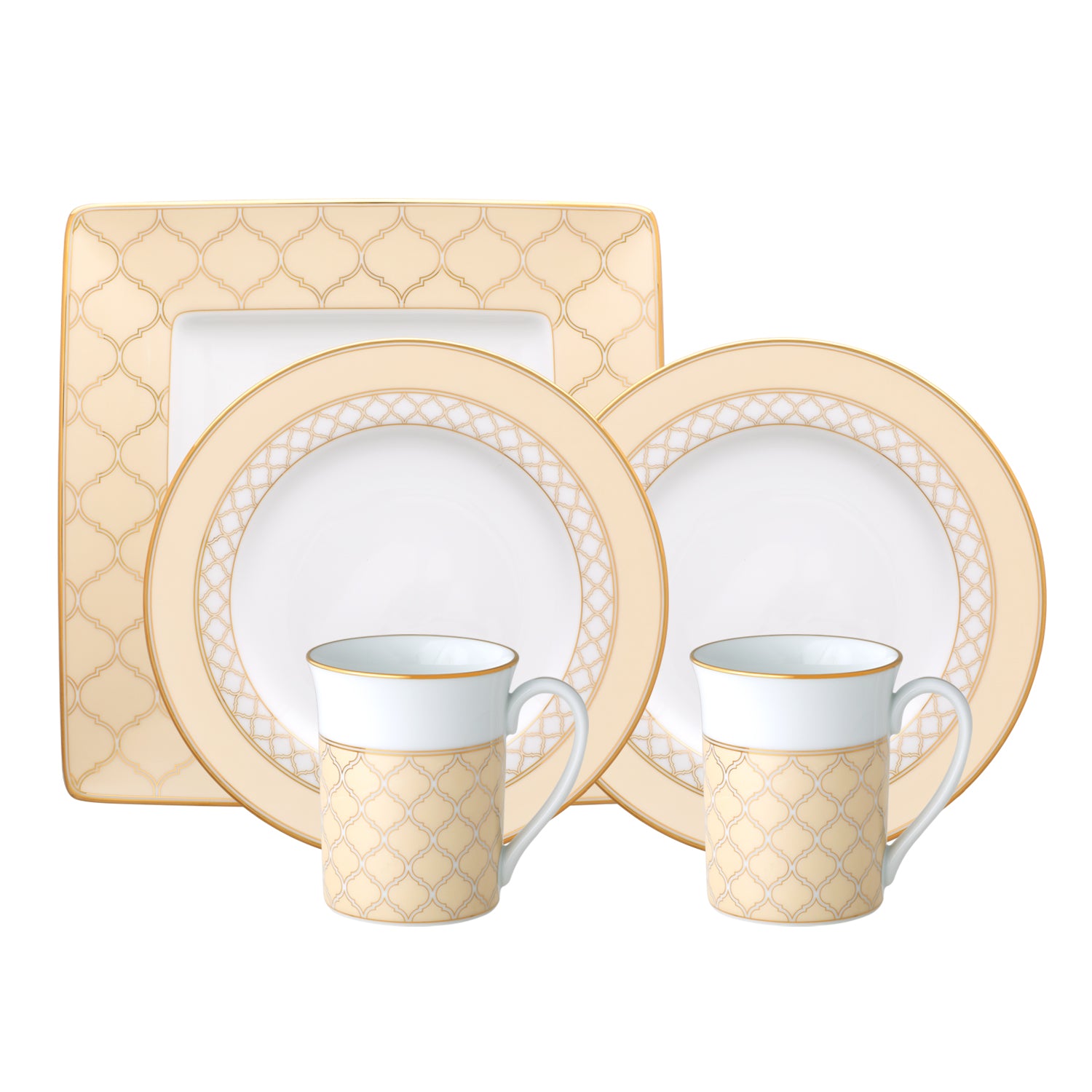Noritake 5Pcs Couple Breakfast Set - Eternal Palace Carmel