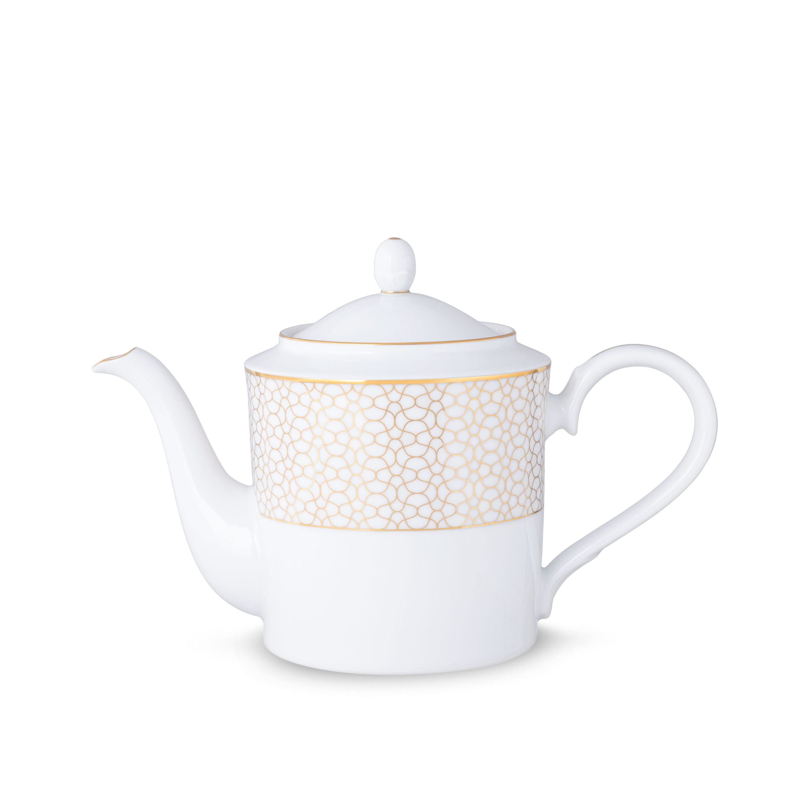 Noritake 96Pcs Dinner & Tea Set for 12 Person - Ripple Gold