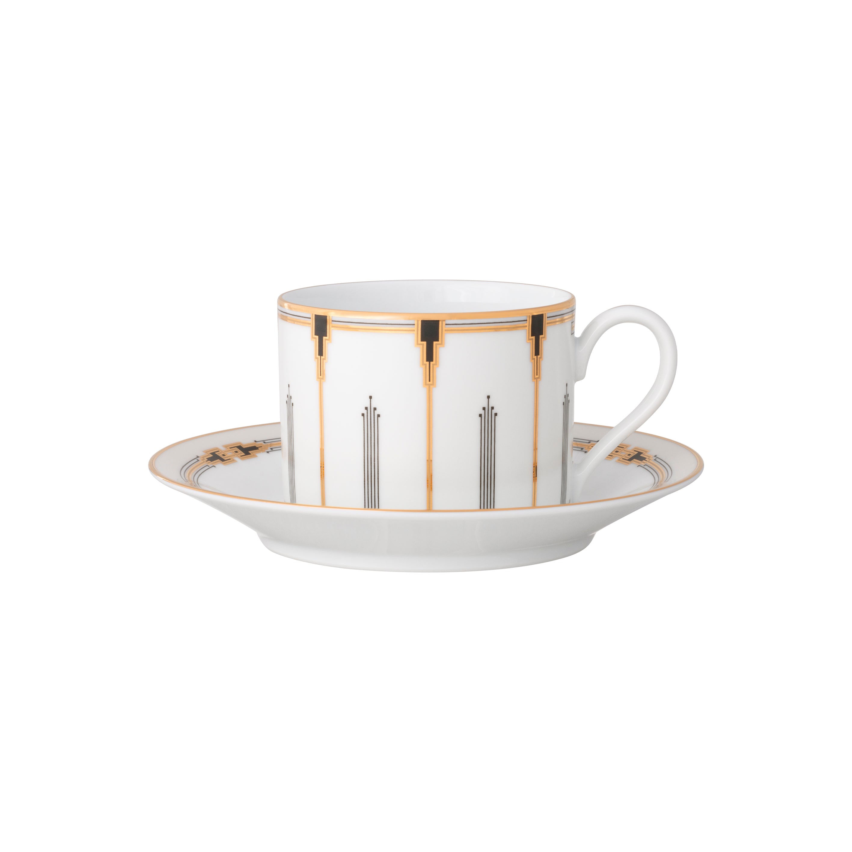 Noritake 96Pcs Dinner & Tea Set For 12 Person-Empire Gold