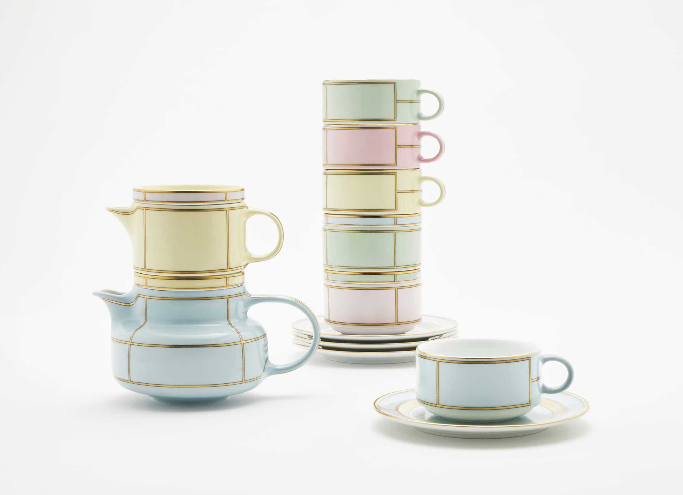 Ginori 1735 Teapot w/ Cover 770cc - Diva Celeste