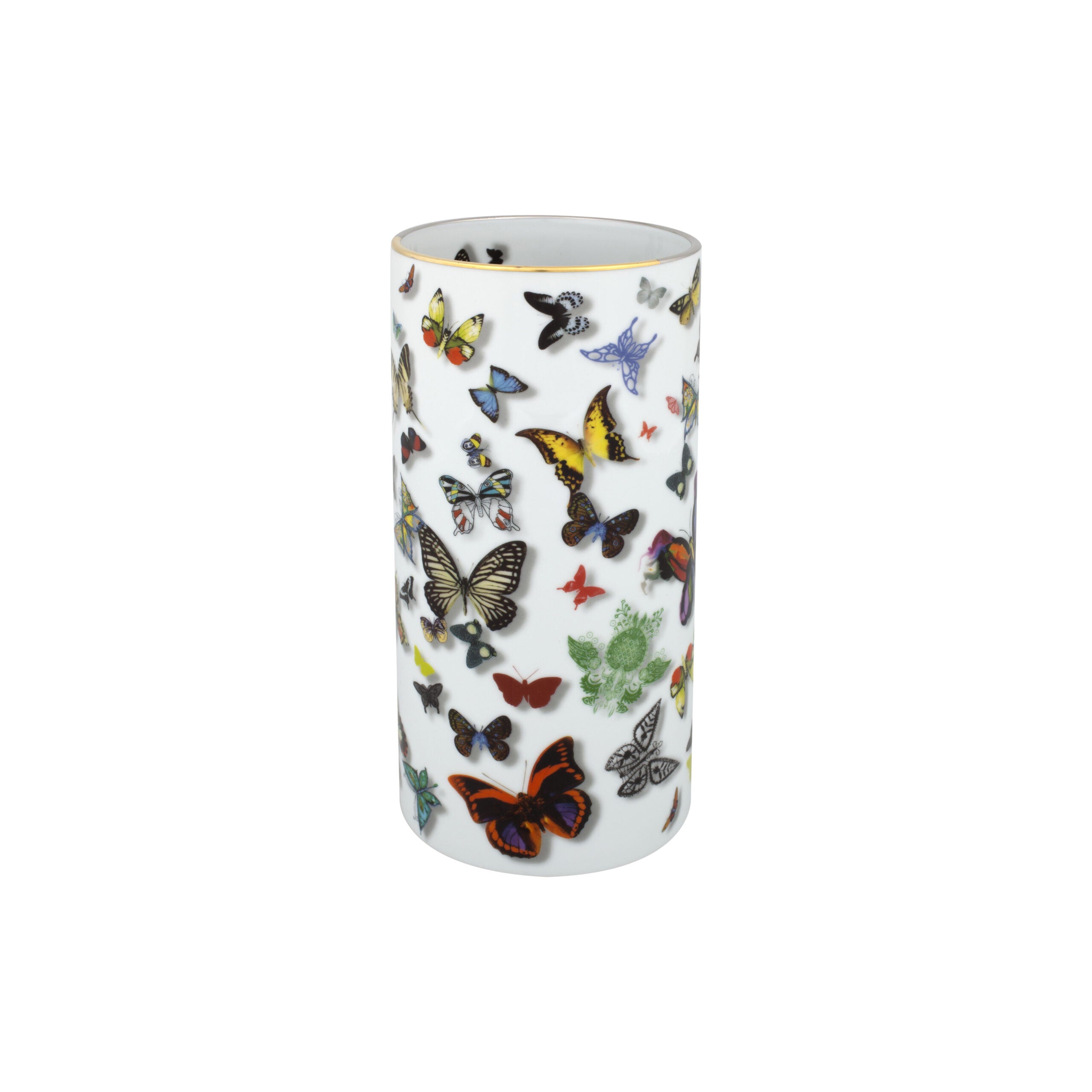 Vista Alegre Vase with Gift Box - Butterfly Parade