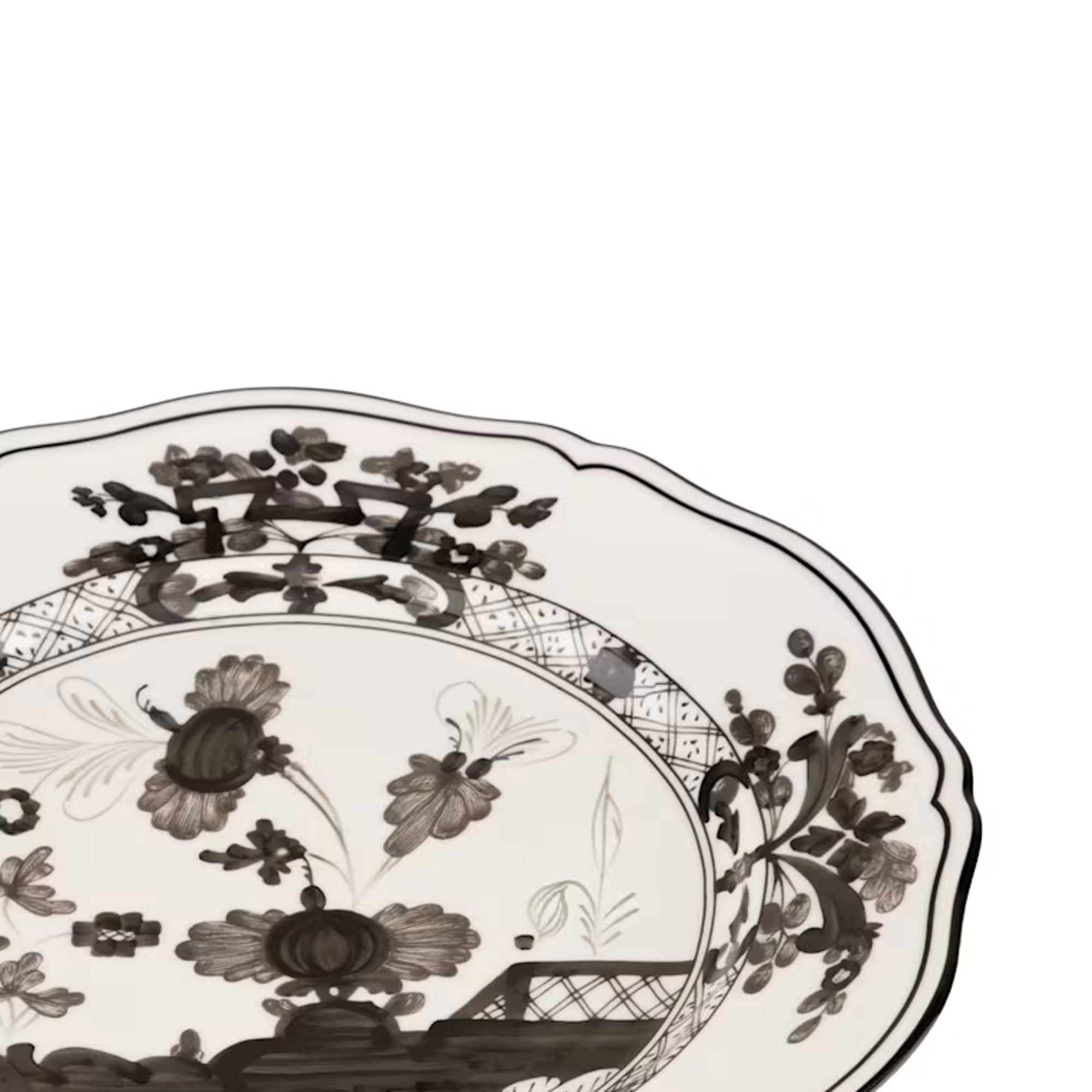 Ginori 1735 Flat Dinner Plate 26.5cm - Oriente Italiano Albus