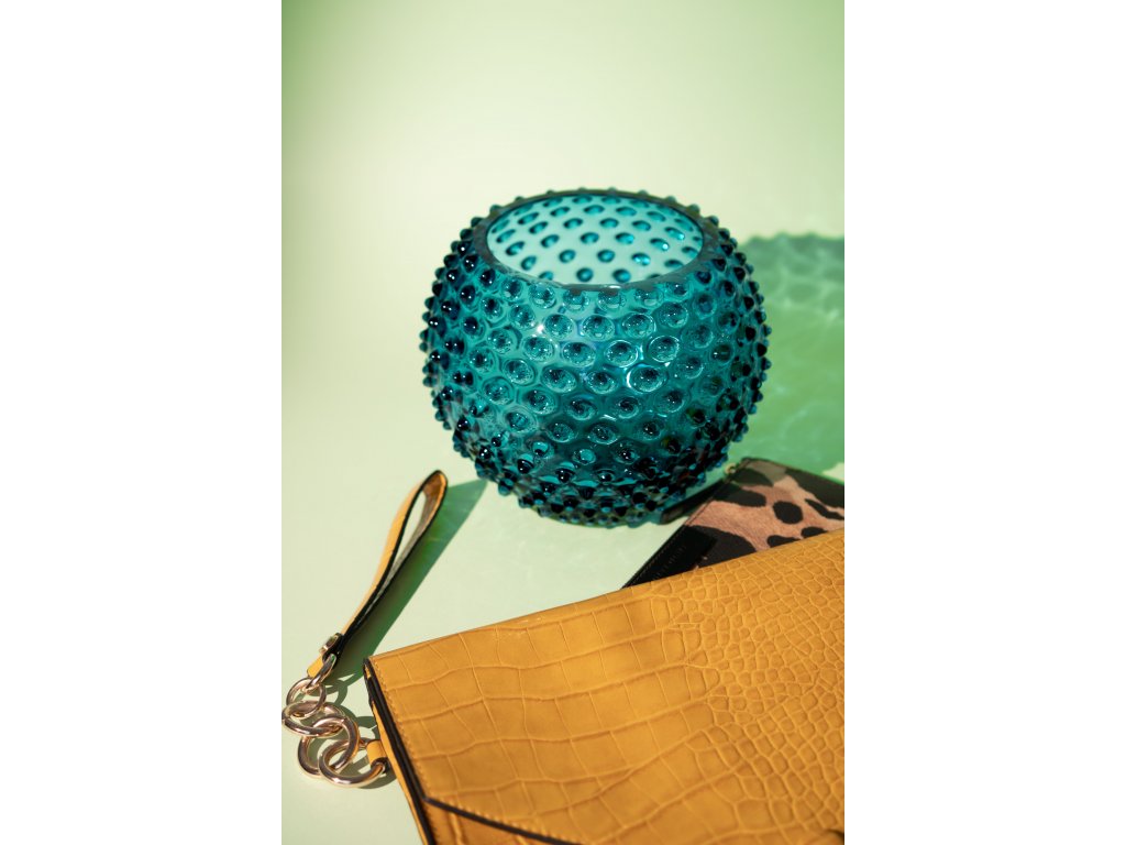 Klimchi Hobnail Vase 18Cm (Aquamarine)
