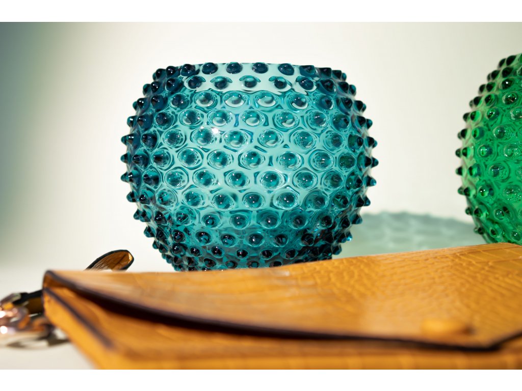 Klimchi Hobnail Vase 18Cm (Aquamarine)