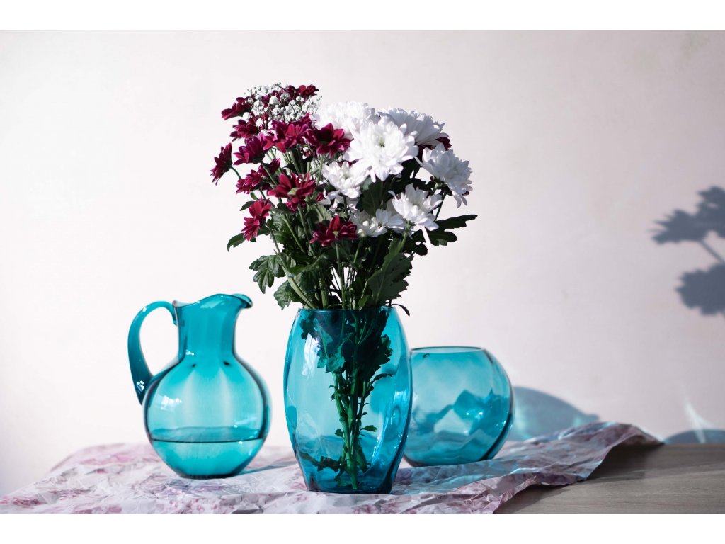 Klimchi Marika Vase Tall 23Cm (Aquamarine)