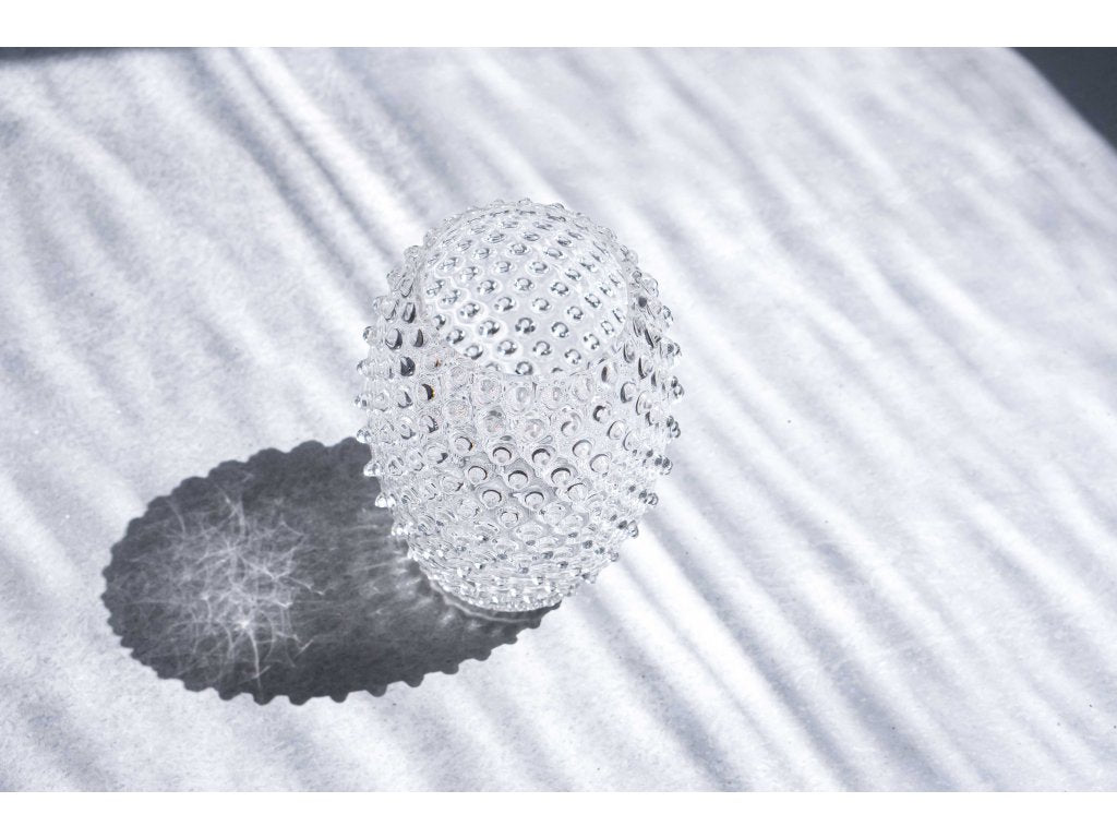 HOBNAIL EGG VASE 23CM (CRYSTSAL)