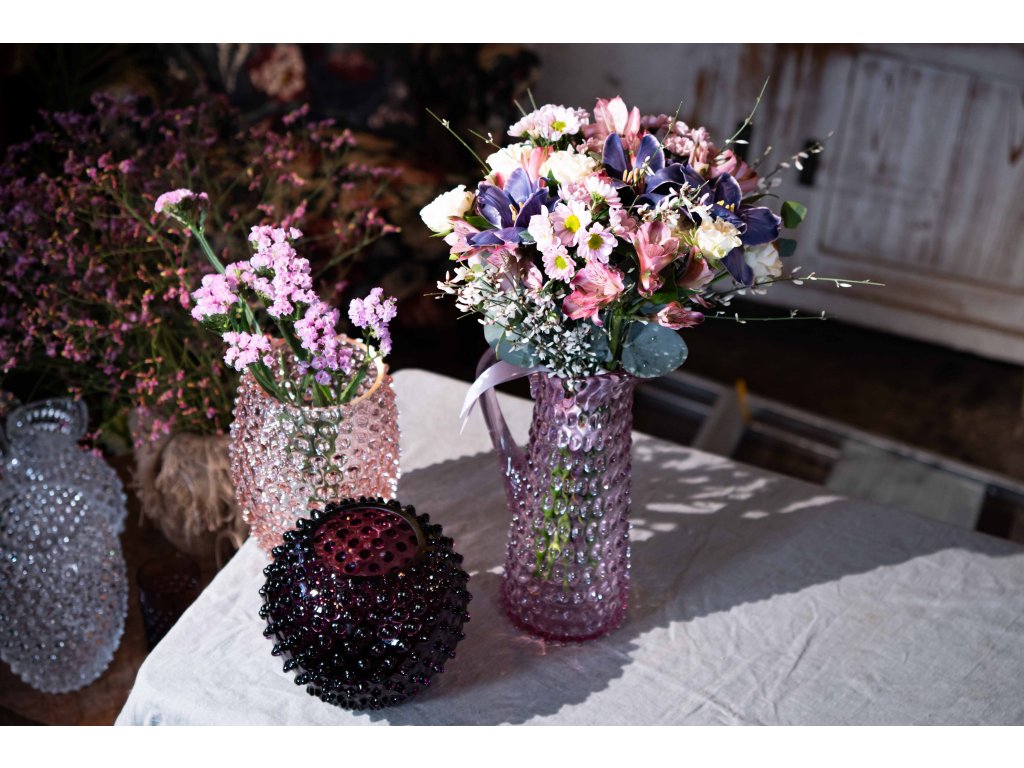 Klimchi Hobnail Vase 18Cm (Violet)