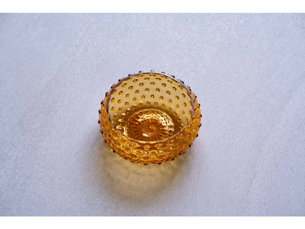 Klimchi Hobnail Bowl 23Cm (Amber)