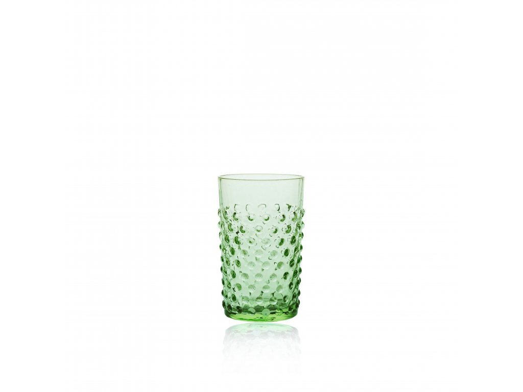 Klimchi Hobnail 6Pcs Tumbler Set 200Ml (Light Green)