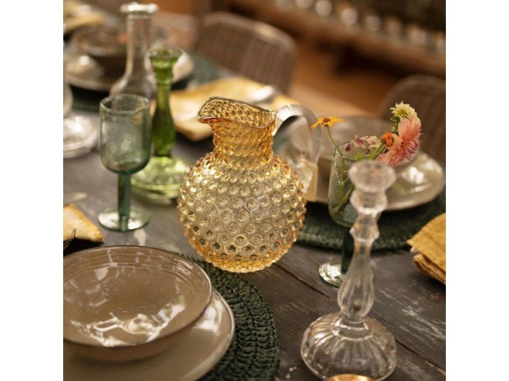 Klimchi Hobnail Jug 2000Ml (Underlay Amber)