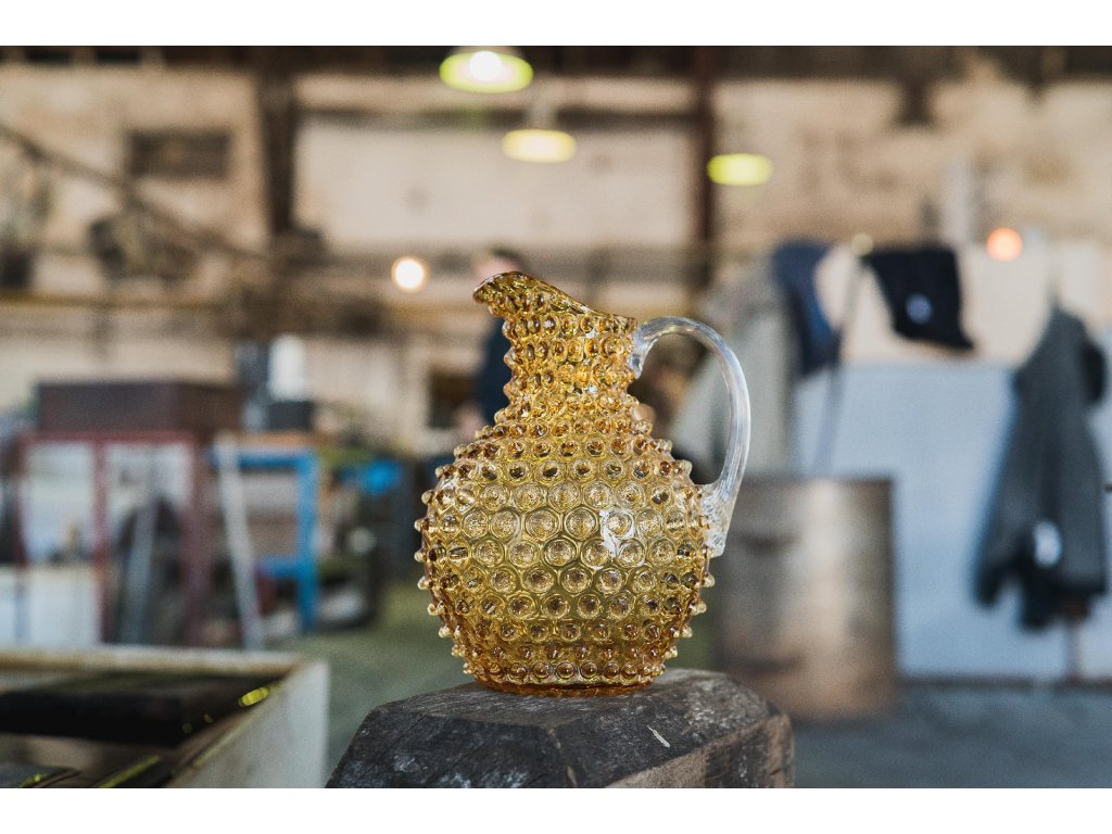 Klimchi Hobnail Jug 2000Ml (Underlay Amber)