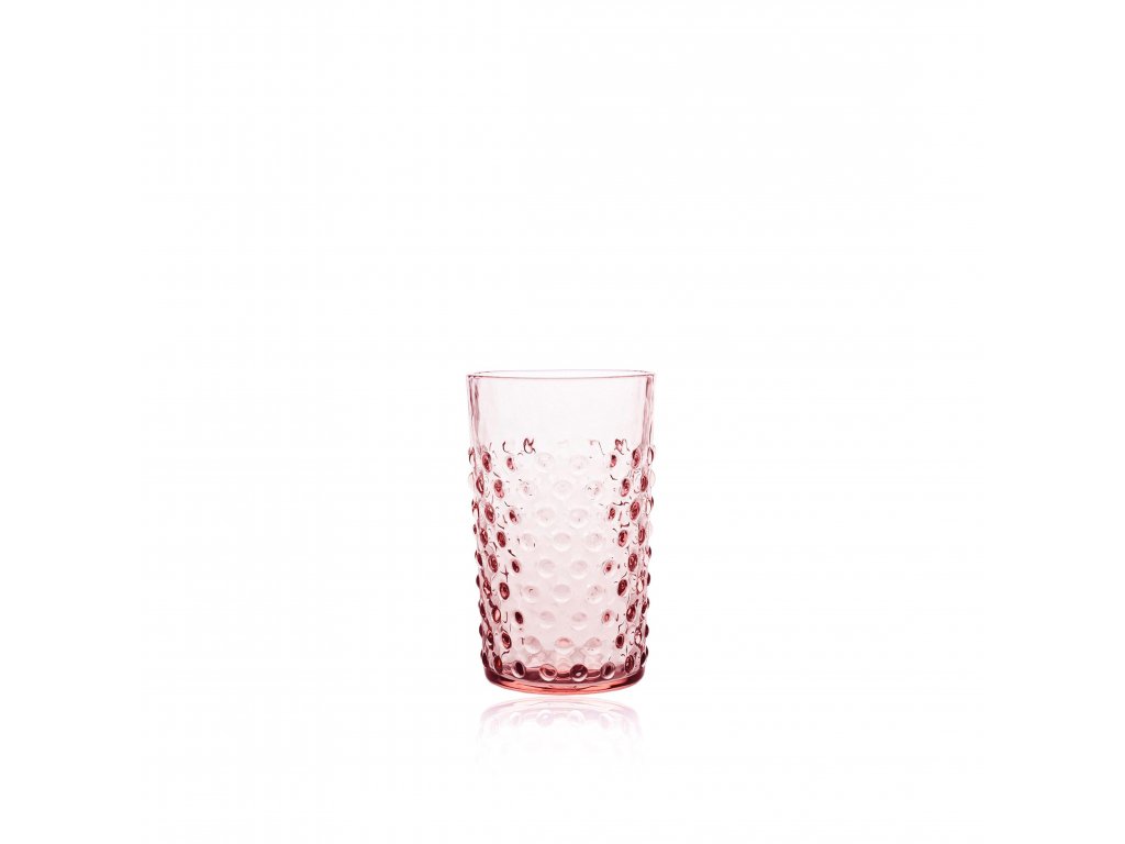 Klimchi Hobnail 6Pcs Tumbler Set 200Ml (Rosaline)